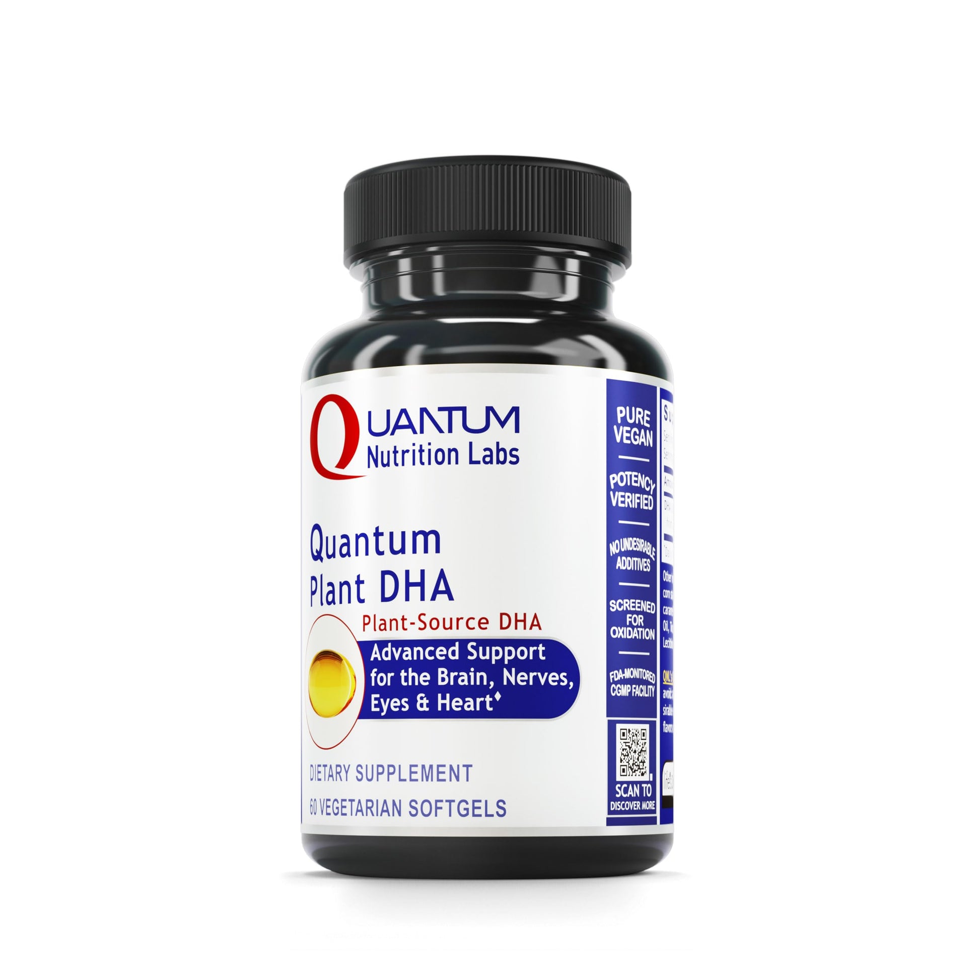 Quantum Nutrition Plant DHA Supplement Capsule, 60 Capsules