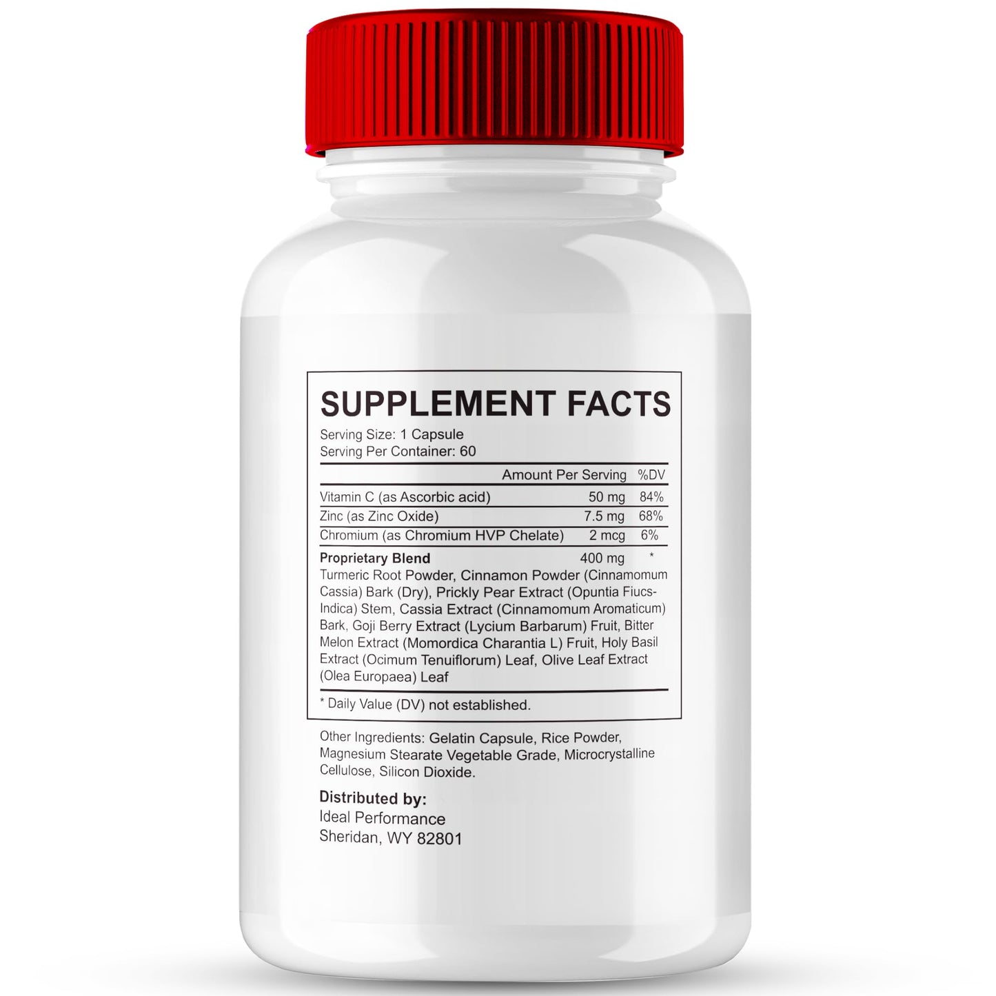 IDEAL PERFORMANCE Blood Flow Supplement Capsules 120 Count