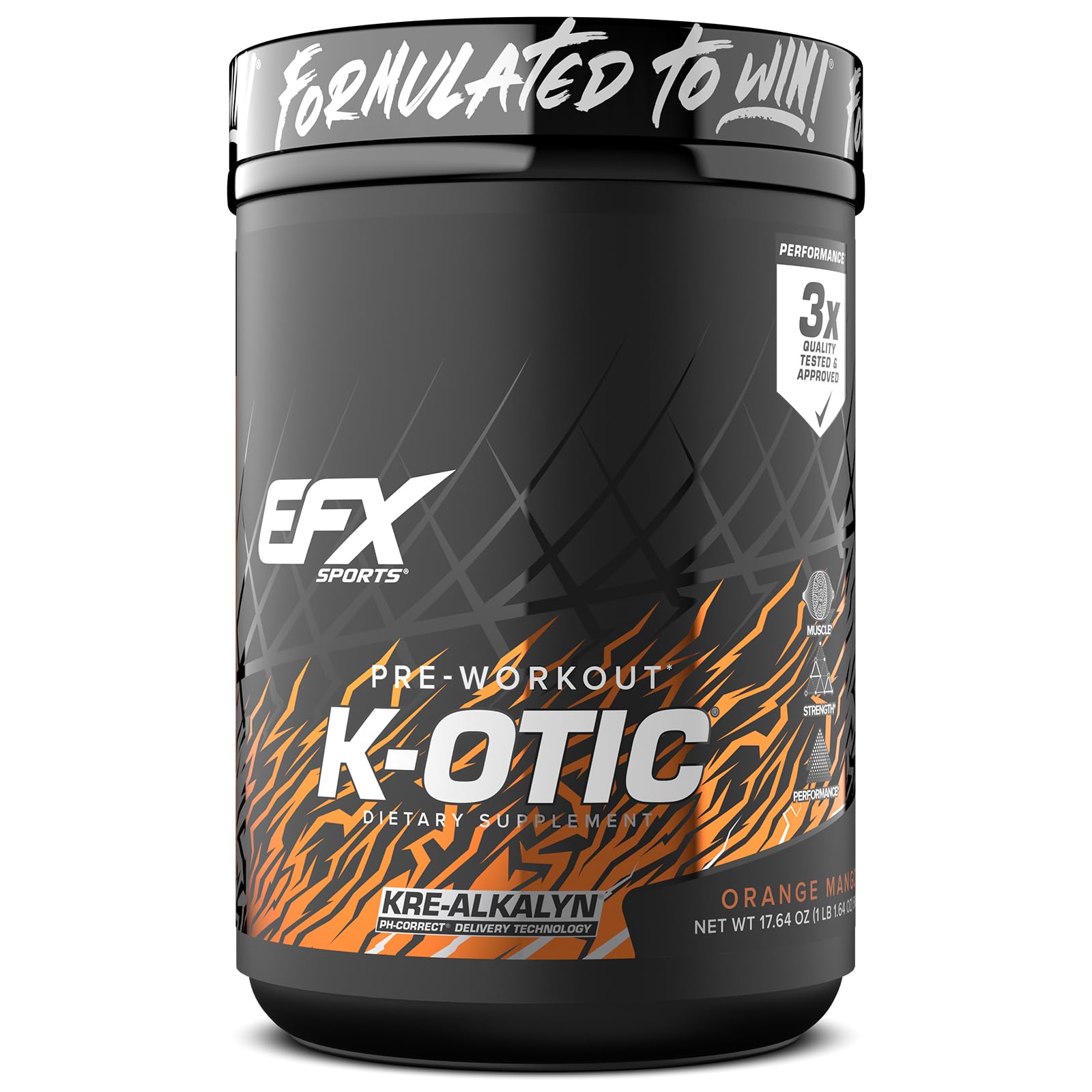 EFX Sports K-OTIC Pre Workout Powder 17.64