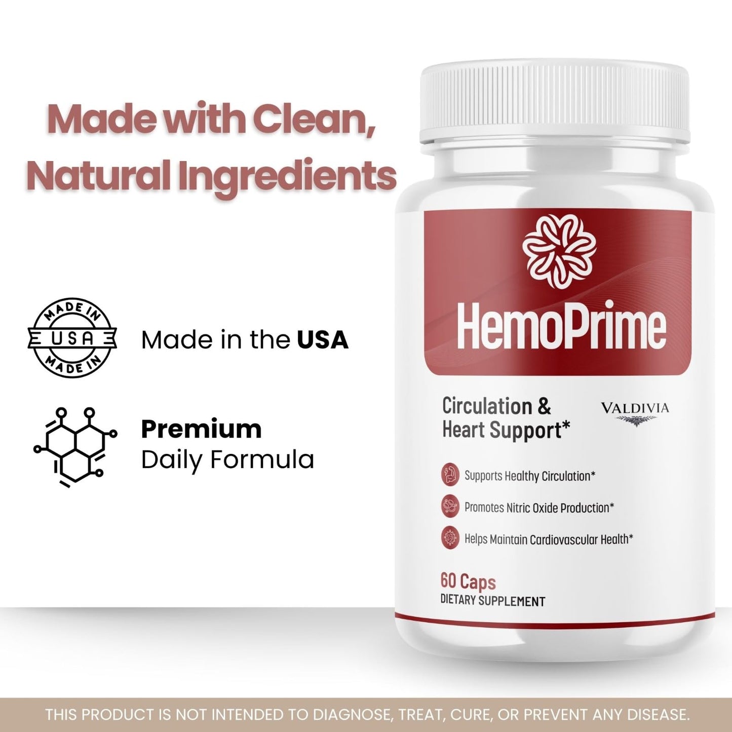 Valdivia HemoPrime Capsules, 60 Count
