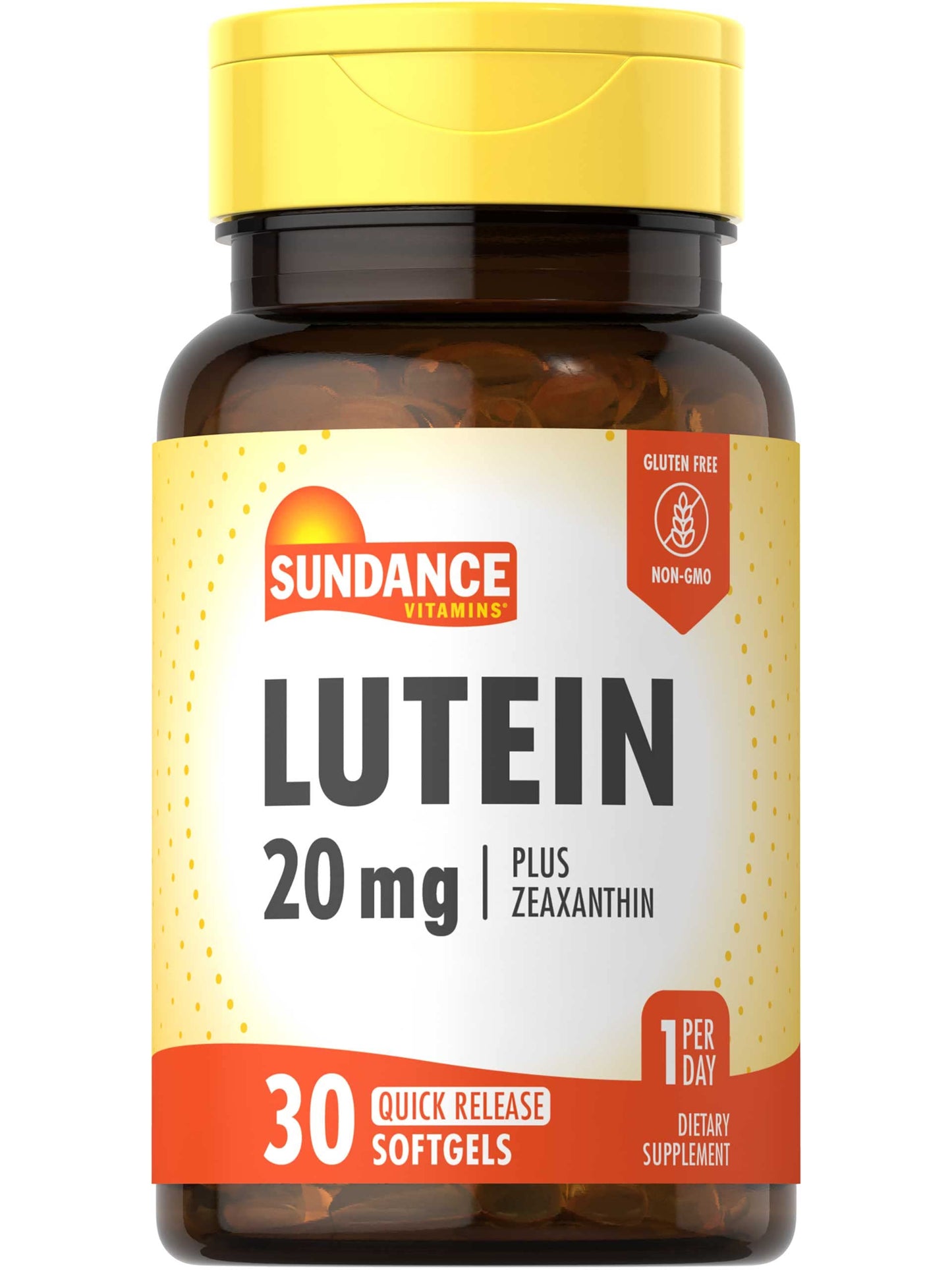 Sundance Lutein 20mg with Zeaxanthin Softgel, 30 Softgels
