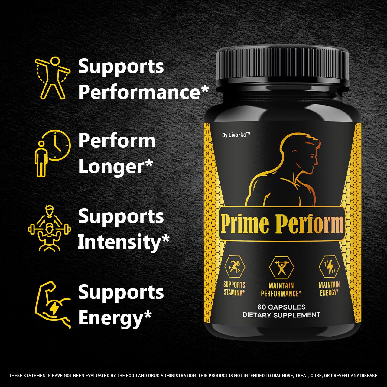 LIVORKA Prime Perform Capsules, 60 Capsules