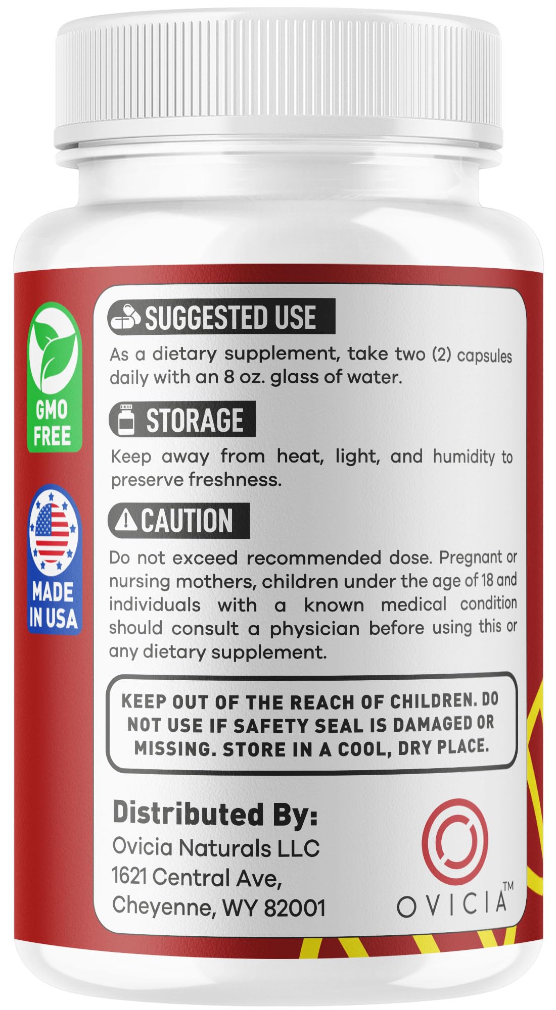 OVICIA Gluco Health Capsules, 60 Capsules