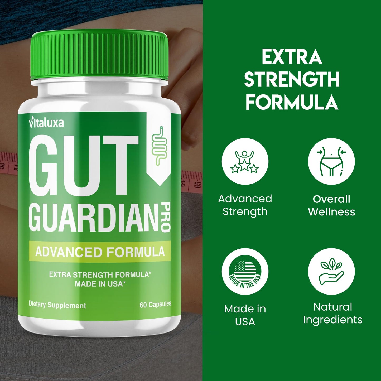 Vitaluxa Gut Guardian Pro 60 Capsules