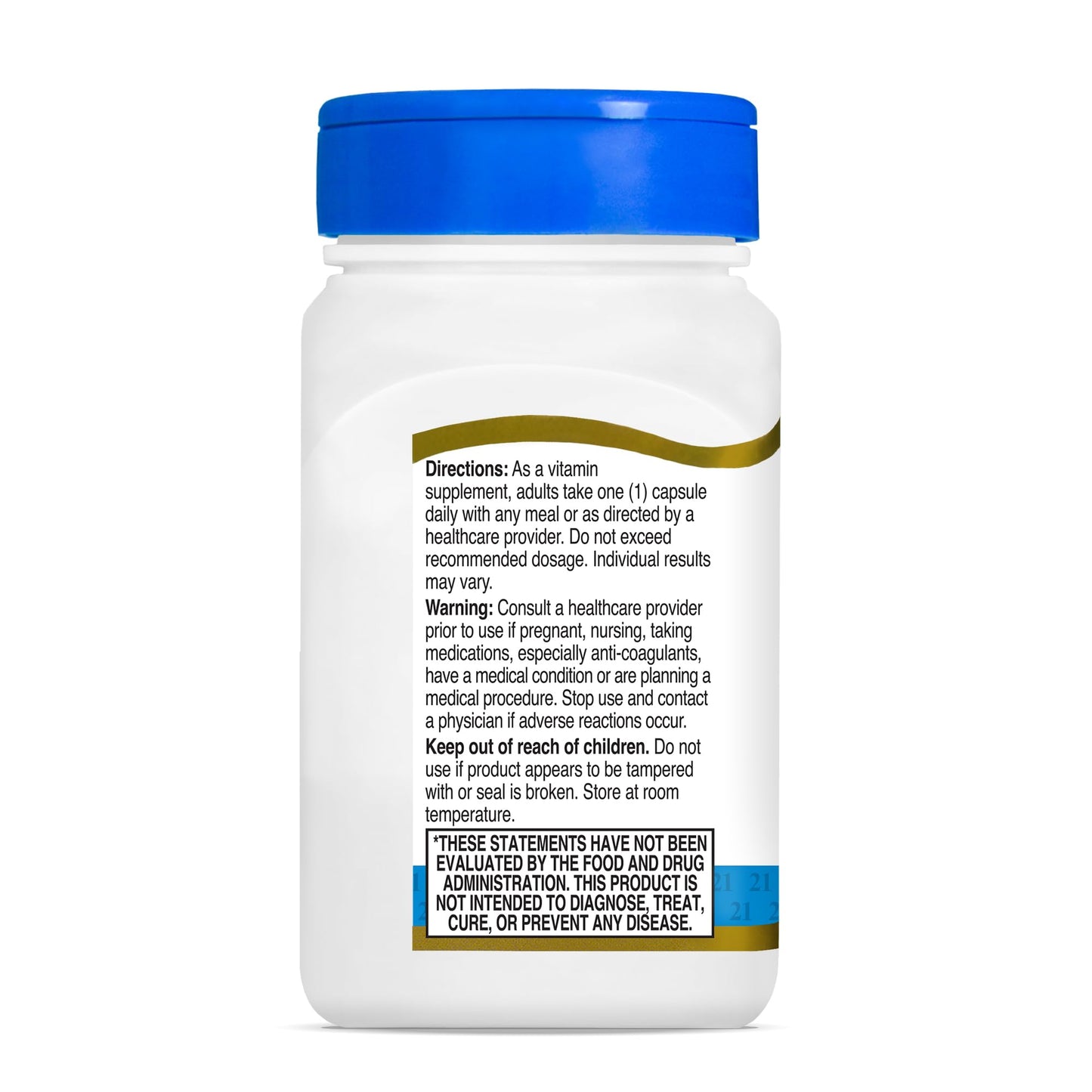 21st Century Vitamin K2 (MK-7) 100 mg Vegetarian Capsules, 110 Count