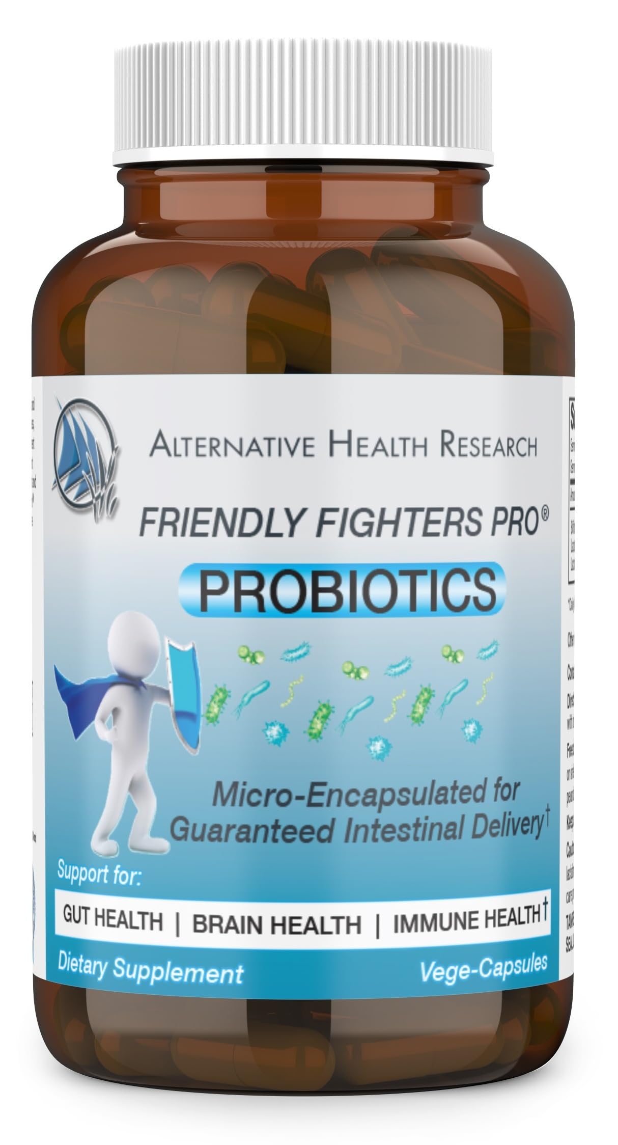 Alternative Health Research LLC Friendly Fighters Pro Probiotic Capsule 90 Count