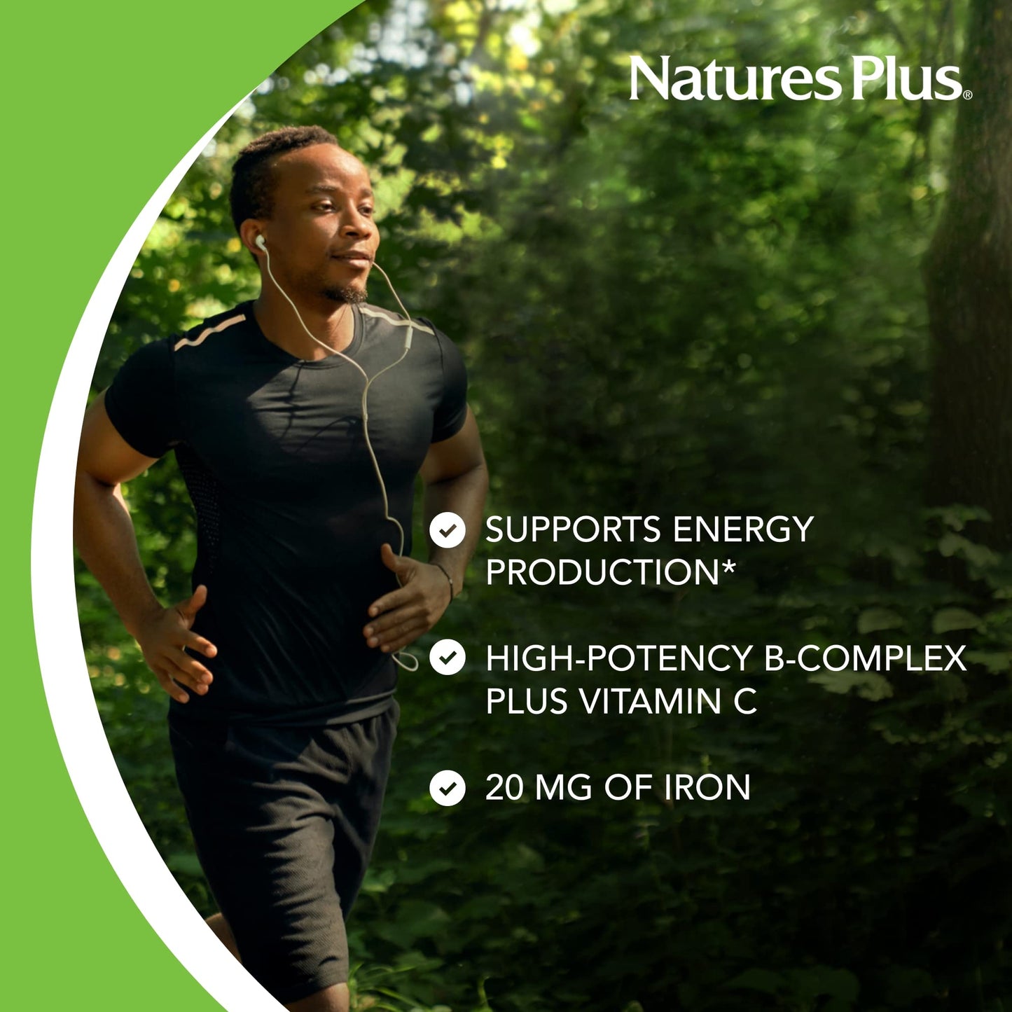 NaturesPlus Ultra-Stress with Iron Sustained Release Tablets, 30 Count