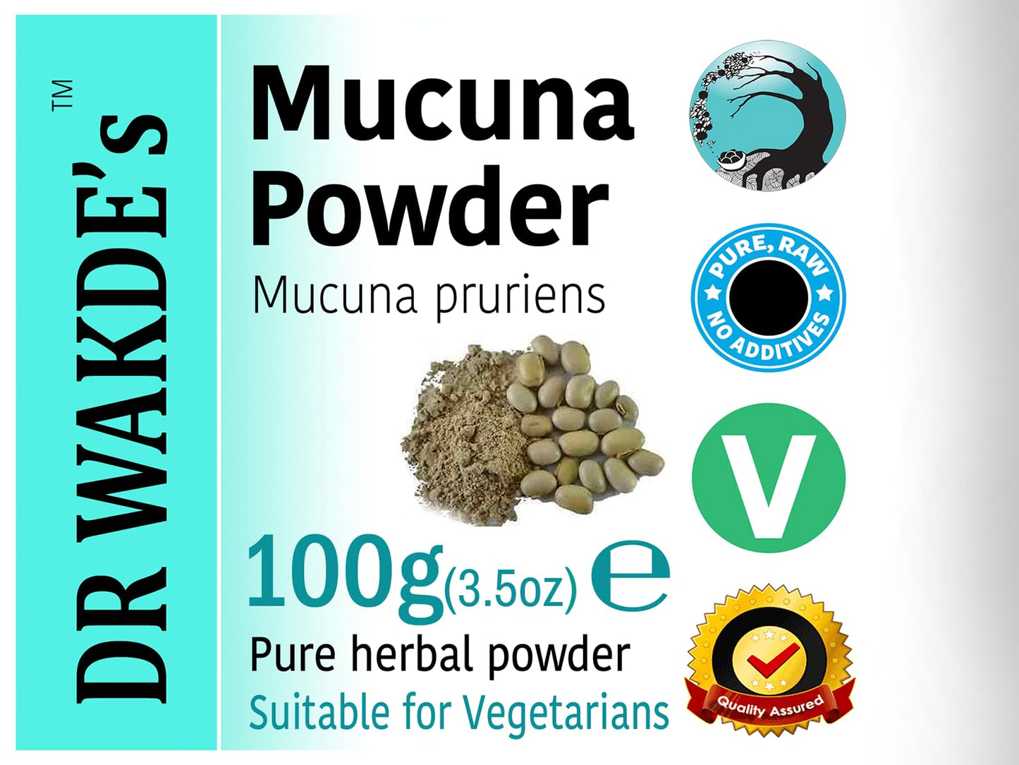 DR WAKDE's Mucuna Powder Velvet Bean Kapikacchu 3.53 oz