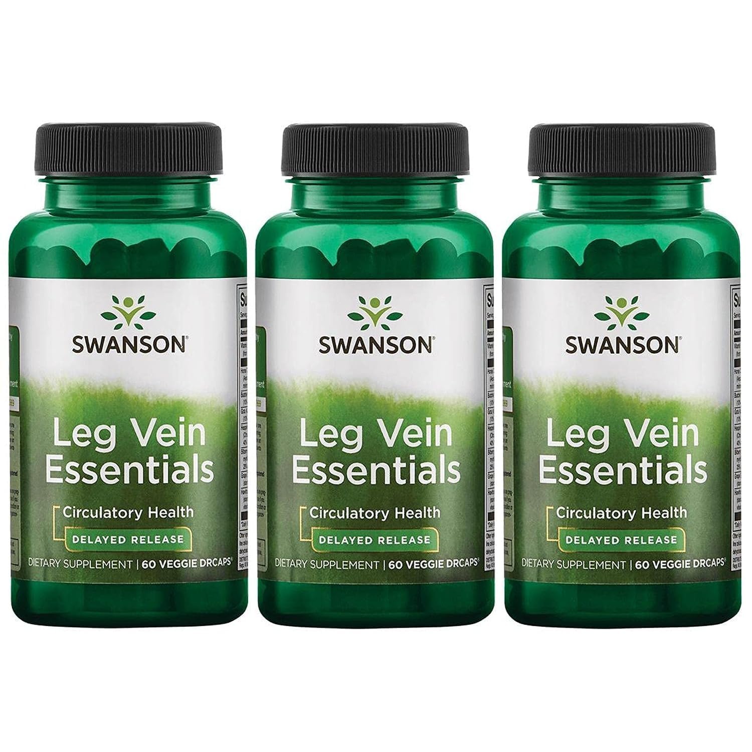 Swanson Leg Vein Essentials Capsules 180 Count