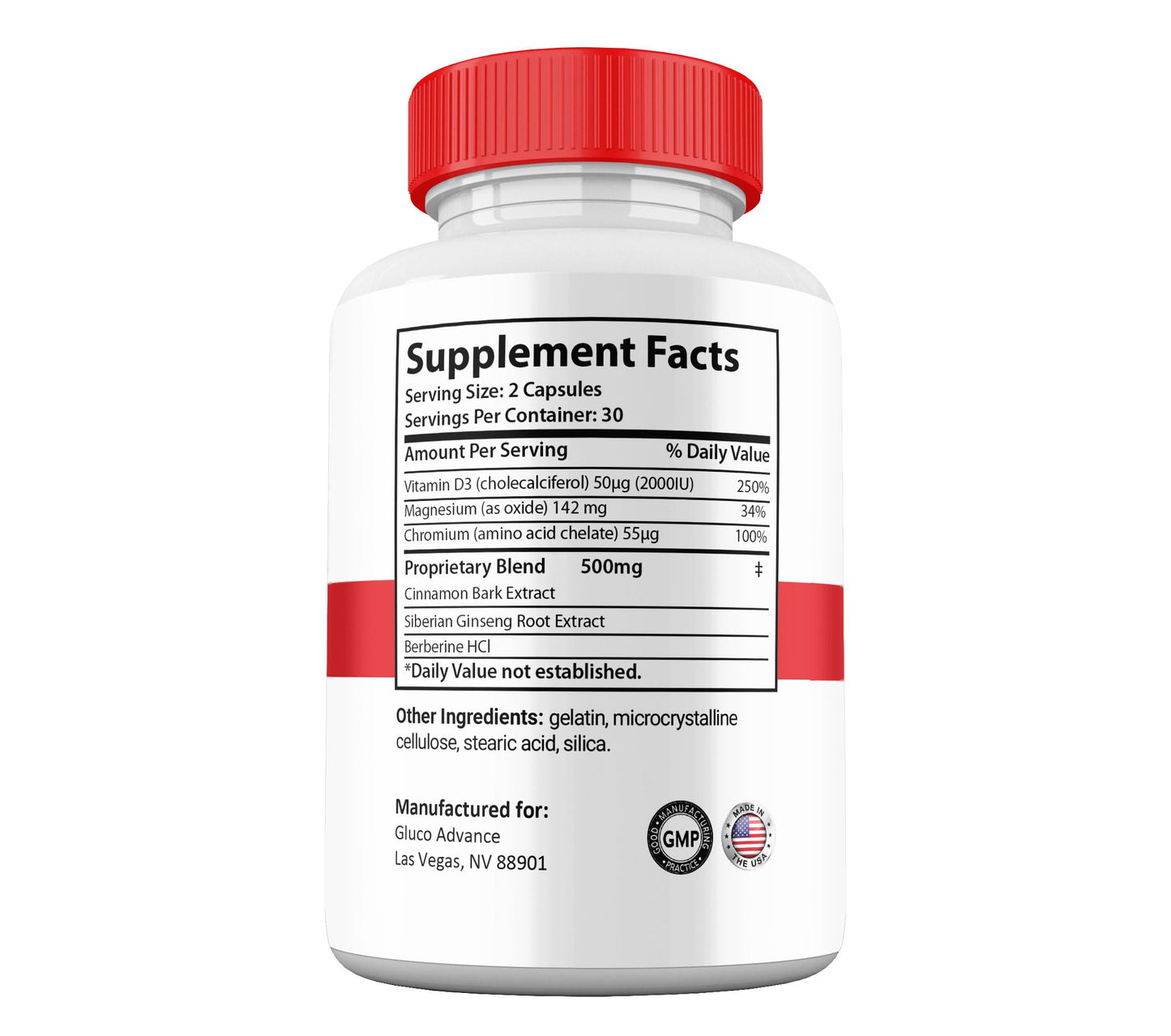 Shark Labs Gluco Advance Capsule 60 Count
