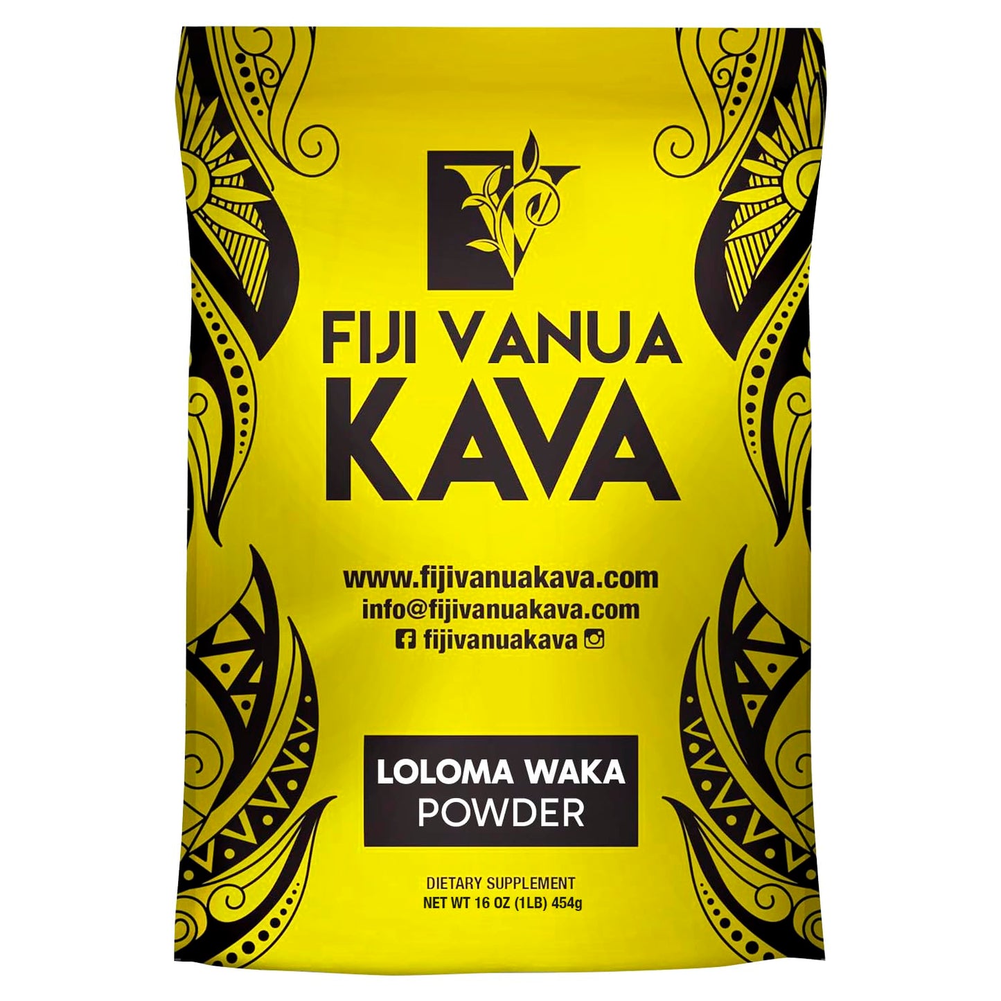 Fiji Vanua Kava Loloma Waka Kava Root Powder 1 lb