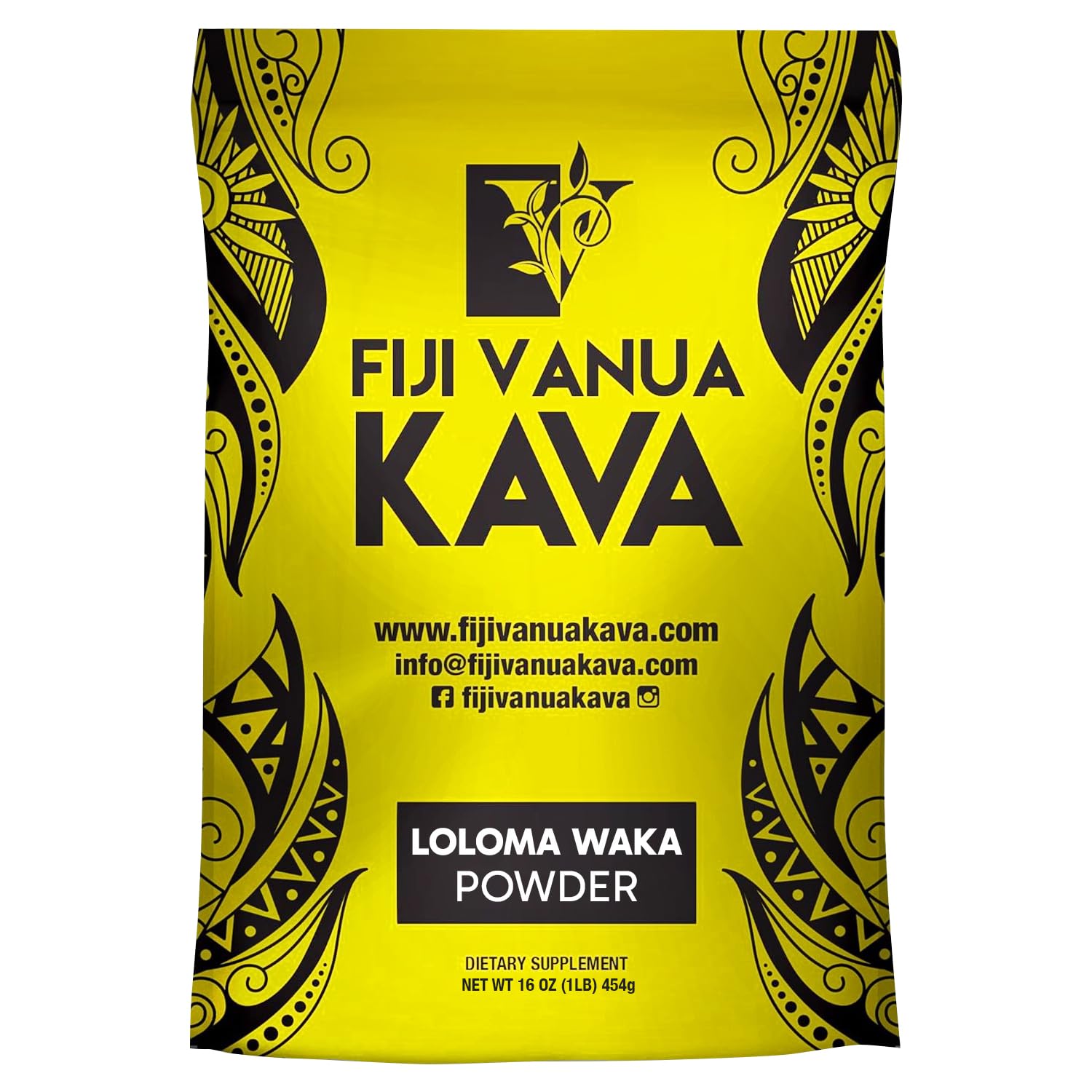 Fiji Vanua Kava Loloma Waka Kava Root Powder 1 lb