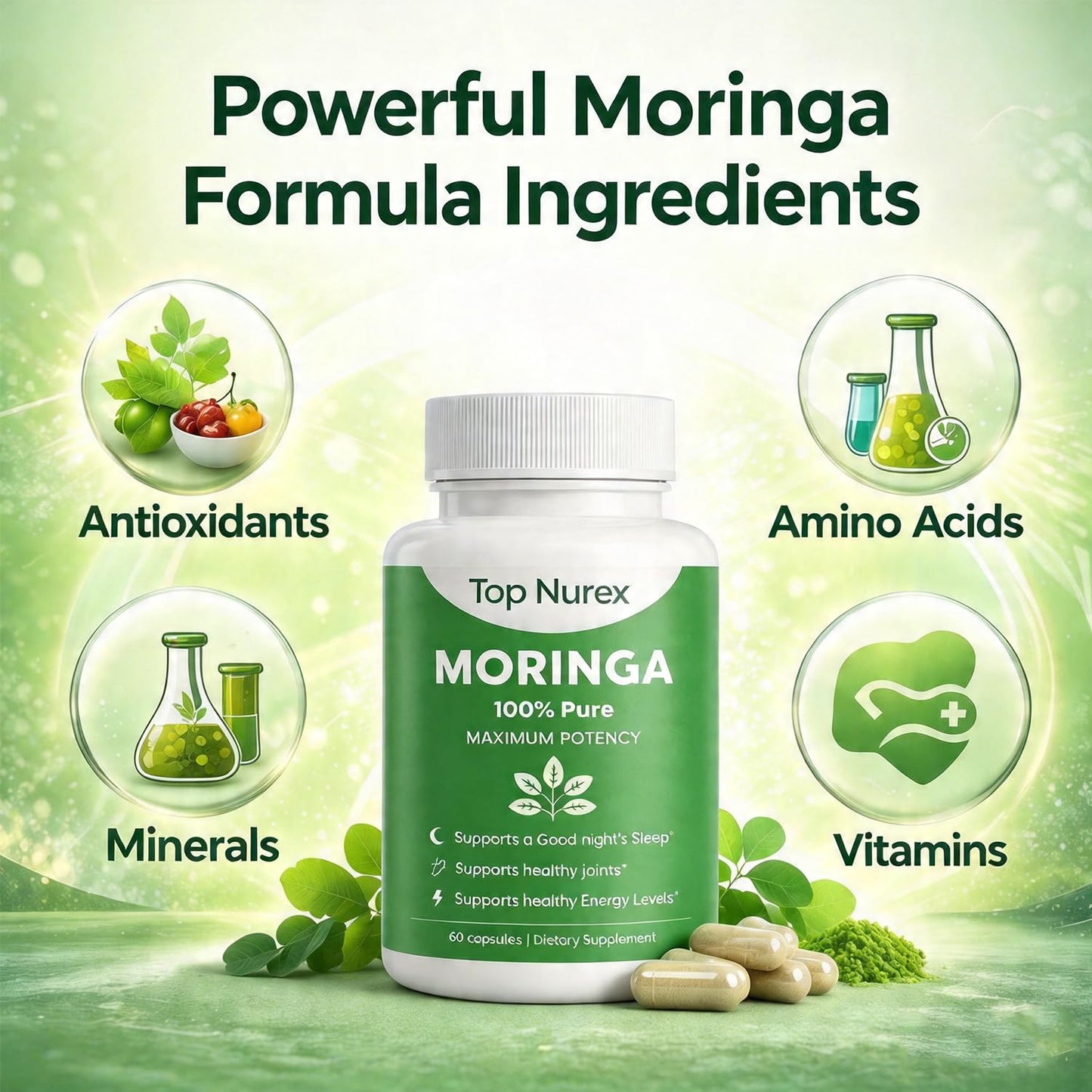 Top Nurex Moringa Capsule 60 Count