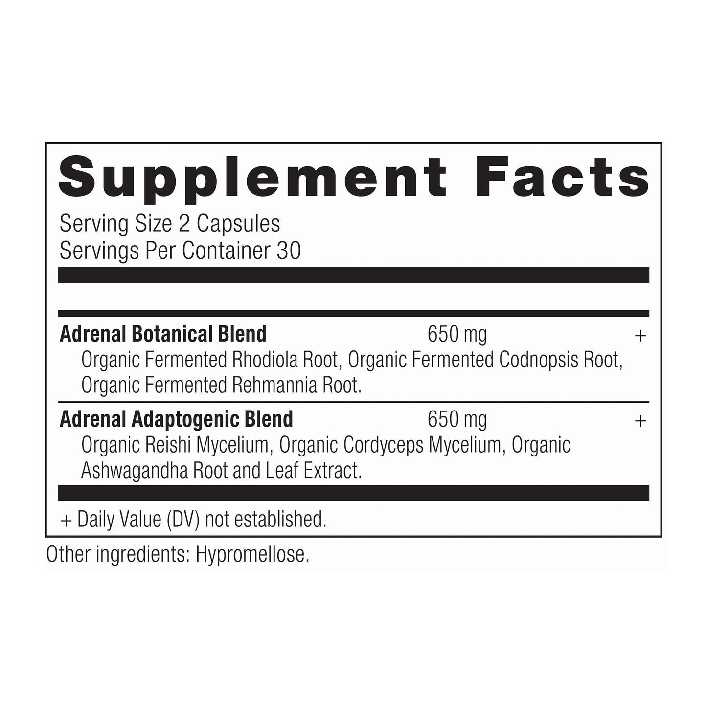 Ancient Nutrition Adrenal Capsules, 60 Count