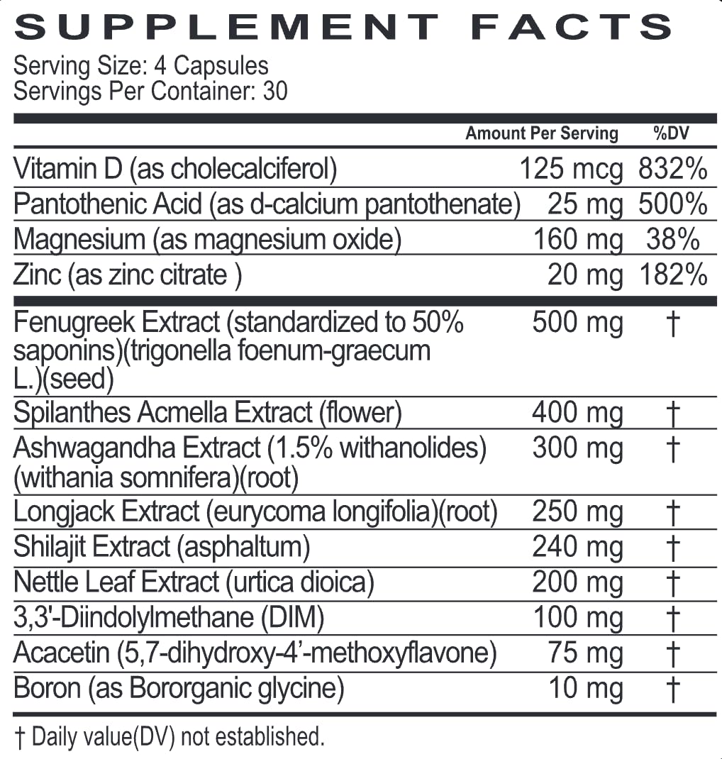 Psycho Pharma Thunderstruck Lean Muscle Mass Supplement Capsule 1 Count