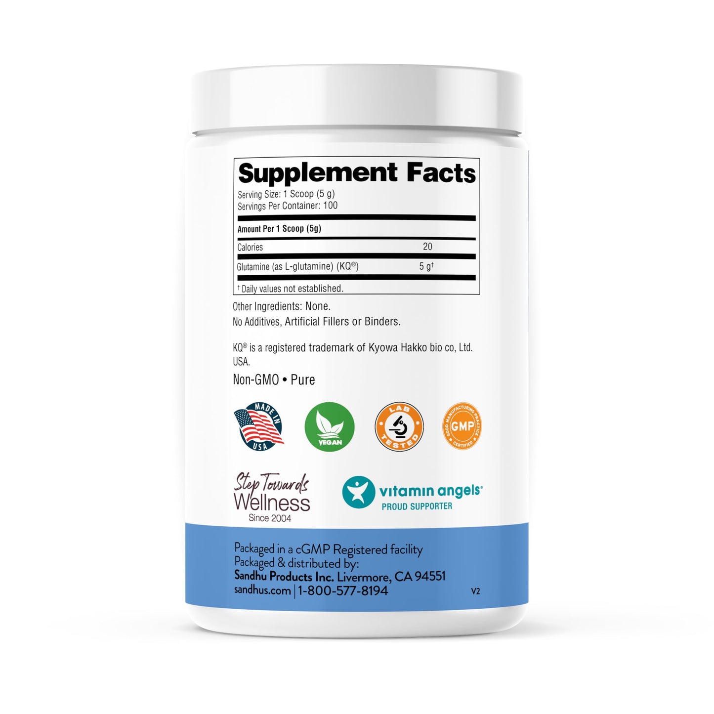Sandhu's L-Glutamine Powder 17.6 oz