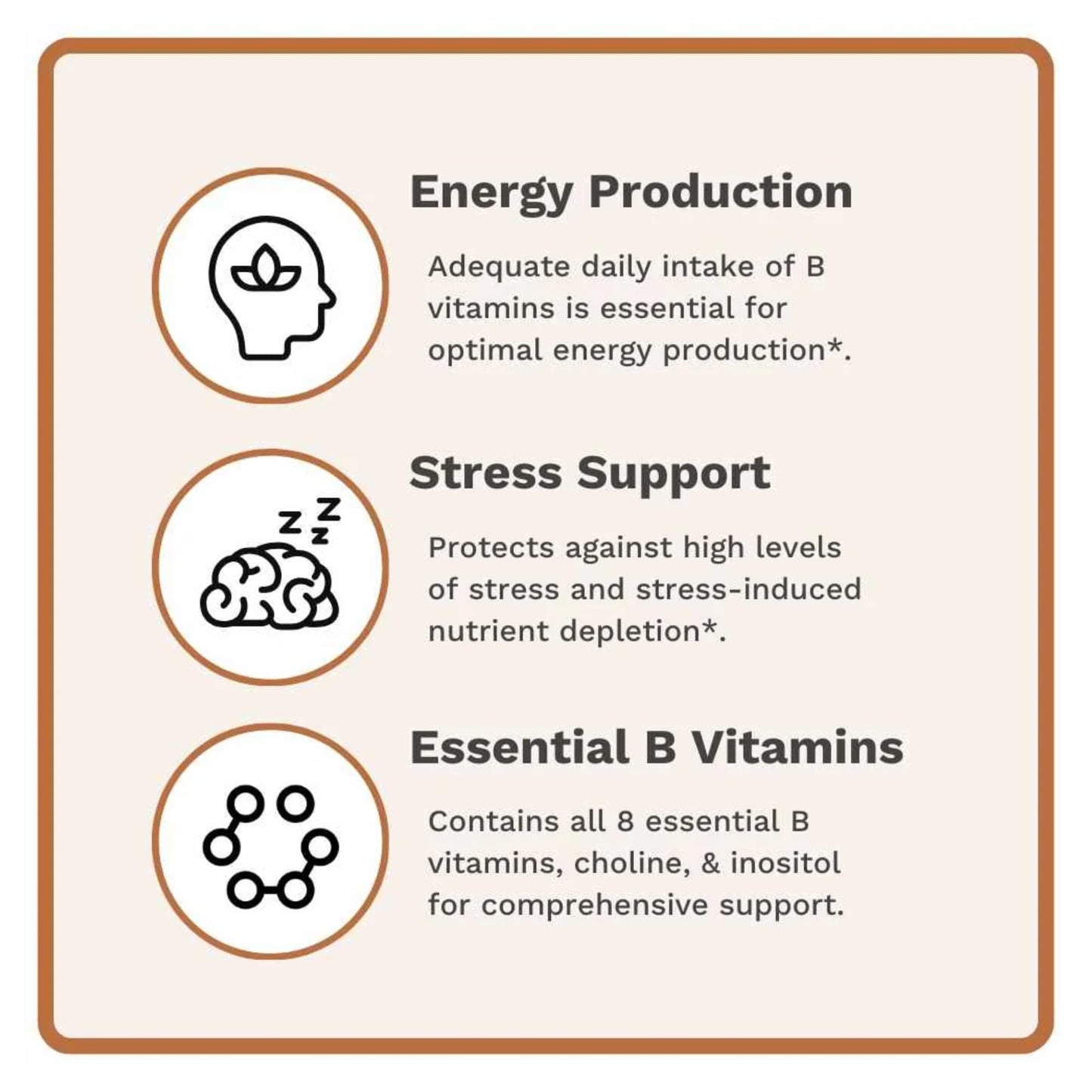 Utzy Naturals Vitamin B Complex with Choline and Inositol Capsules, 60 Count
