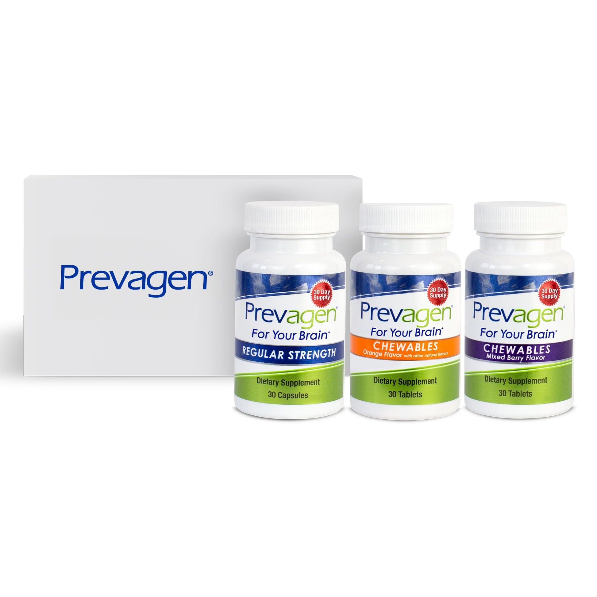 Prevagen Variety Pack Capsules and Chewables 90 Count