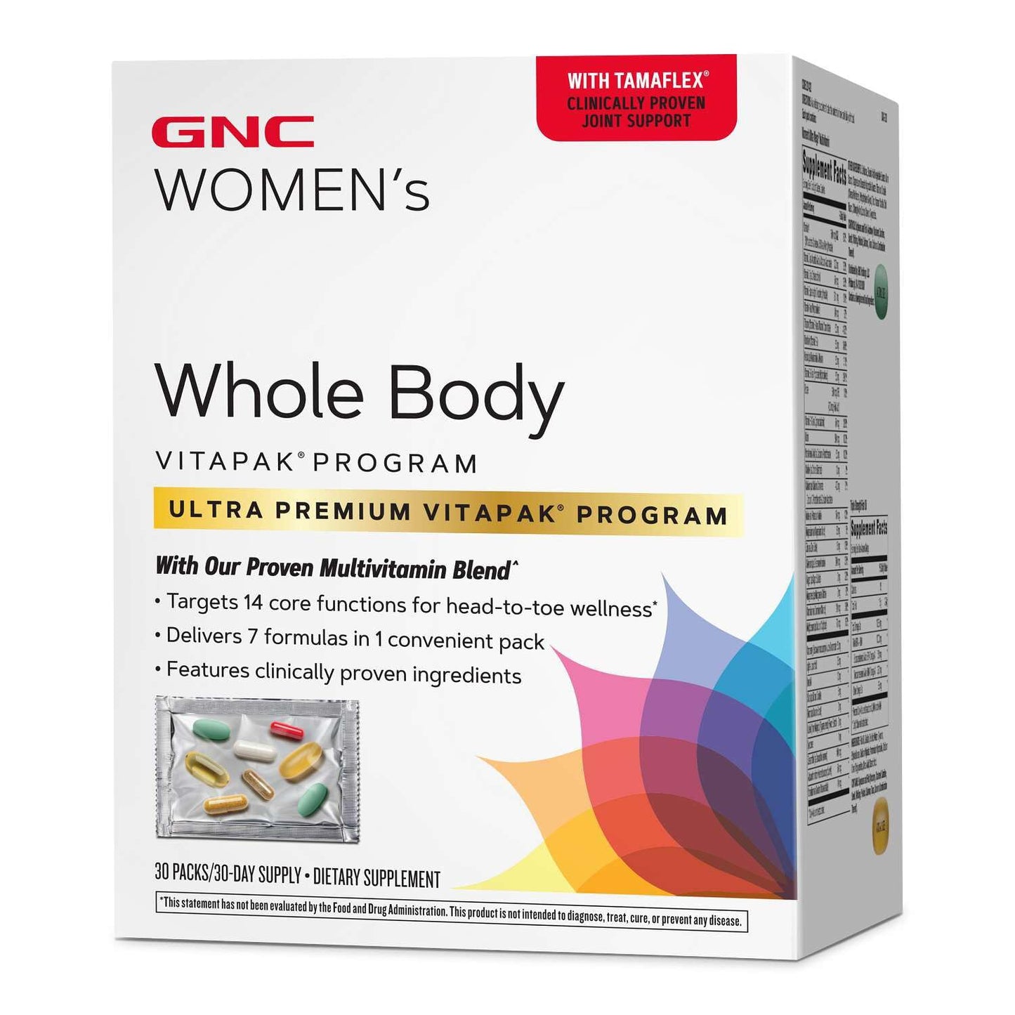 GNC Whole Body Vitapak Program Caplets 30 Count