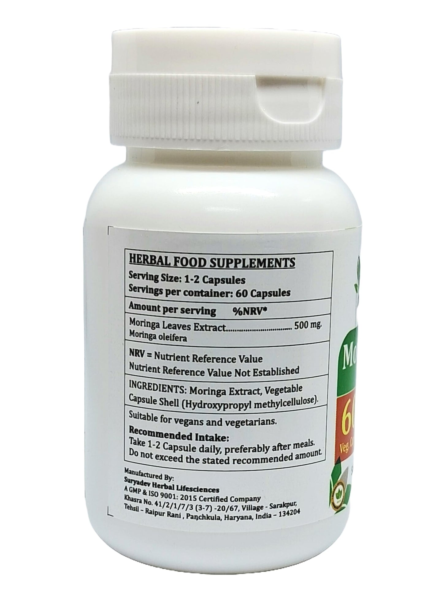 Satya Naturals Moringa Forte 500 mg, 240 Capsules
