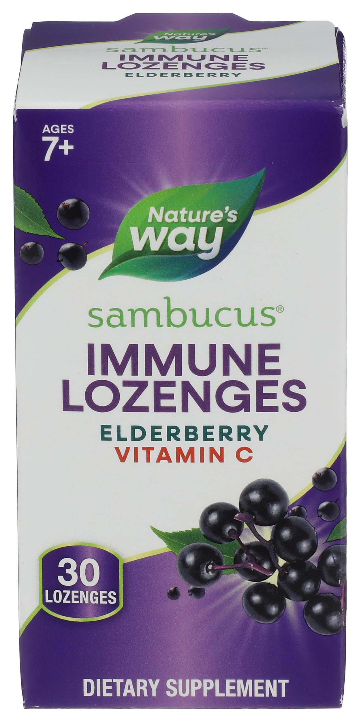 Nature's Way Sambucus Original Elderberry Tablets 30