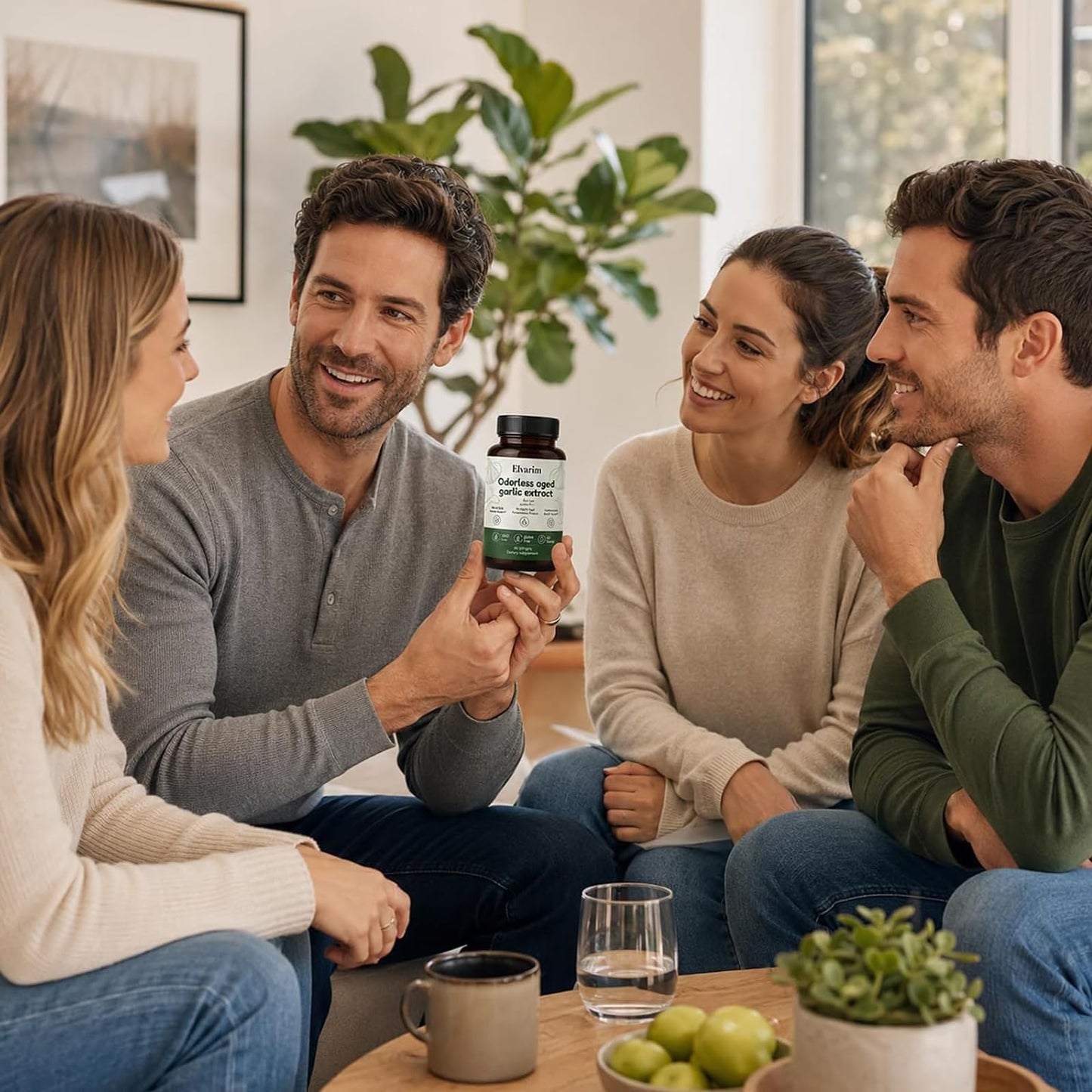 Ikokei Elvarim Odorless Aged Garlic Extract Softgels, 60 Count