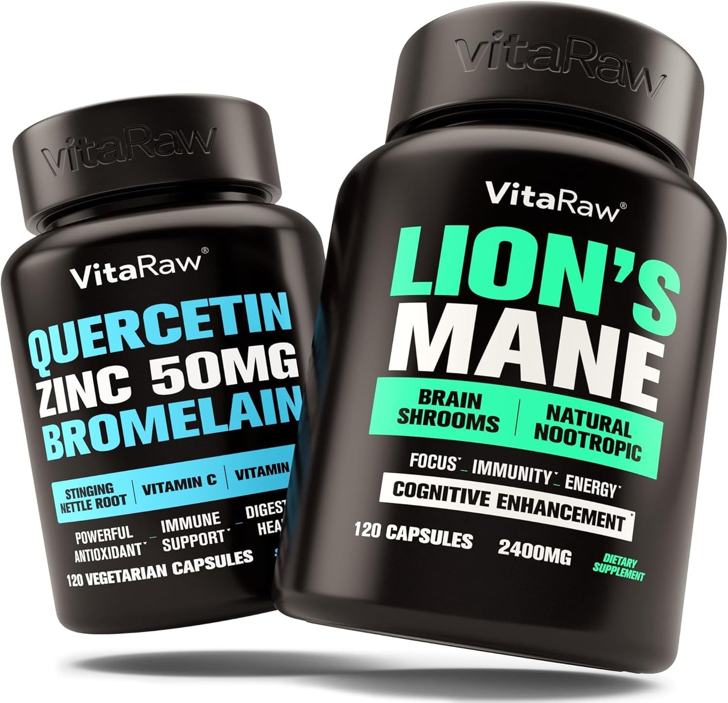 VitaRaw Lions Mane Mushroom 240 Capsules