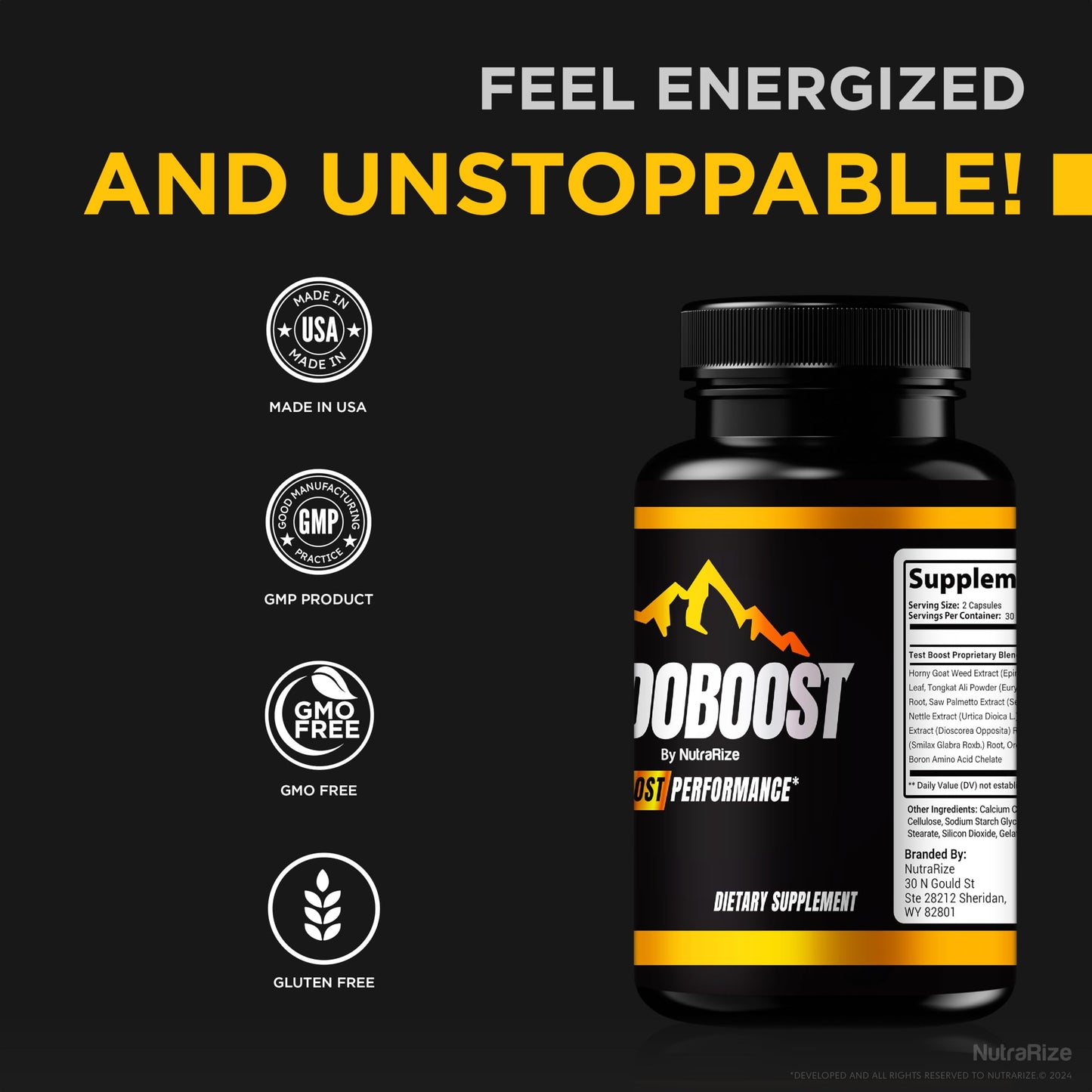 NutraRize Endoboost Pro Advanced Formula Capsules, 300 Capsules