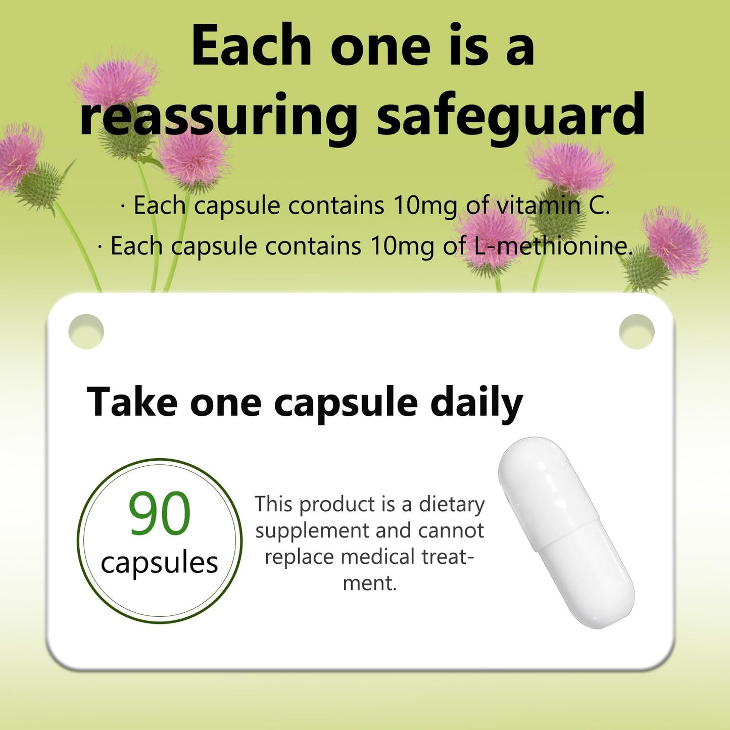 OUHENGTEK Milk Thistle Extract 80% Silymarin 300mg Capsules, Liver Detox & Digestive Support, 90 Count