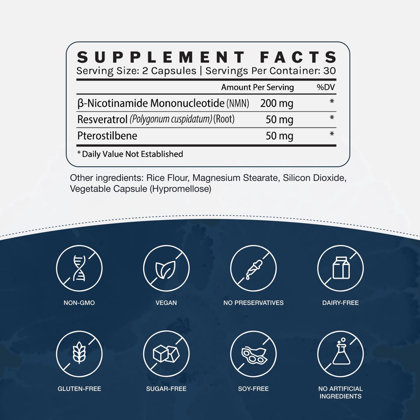 InfiniWell NMN Supplement, 60 Capsules