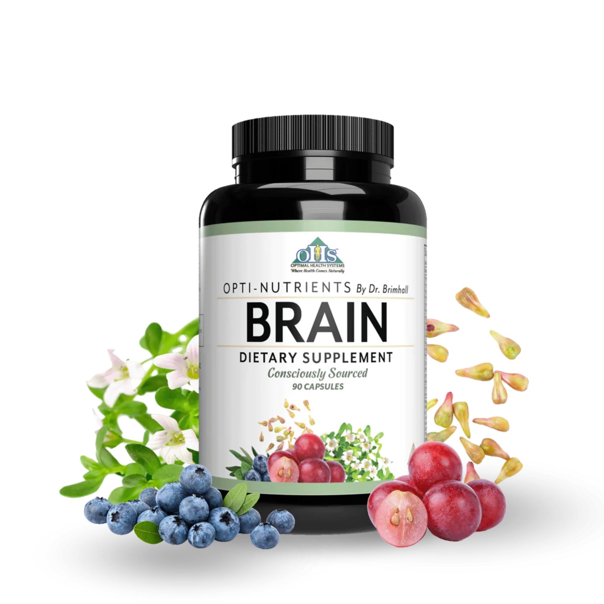Optimal Health Systems Brain Nootropic Blend Capsules 90 Count