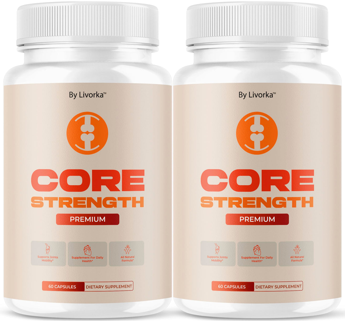 LIVORKA Core Strength Capsules, 120 Capsules