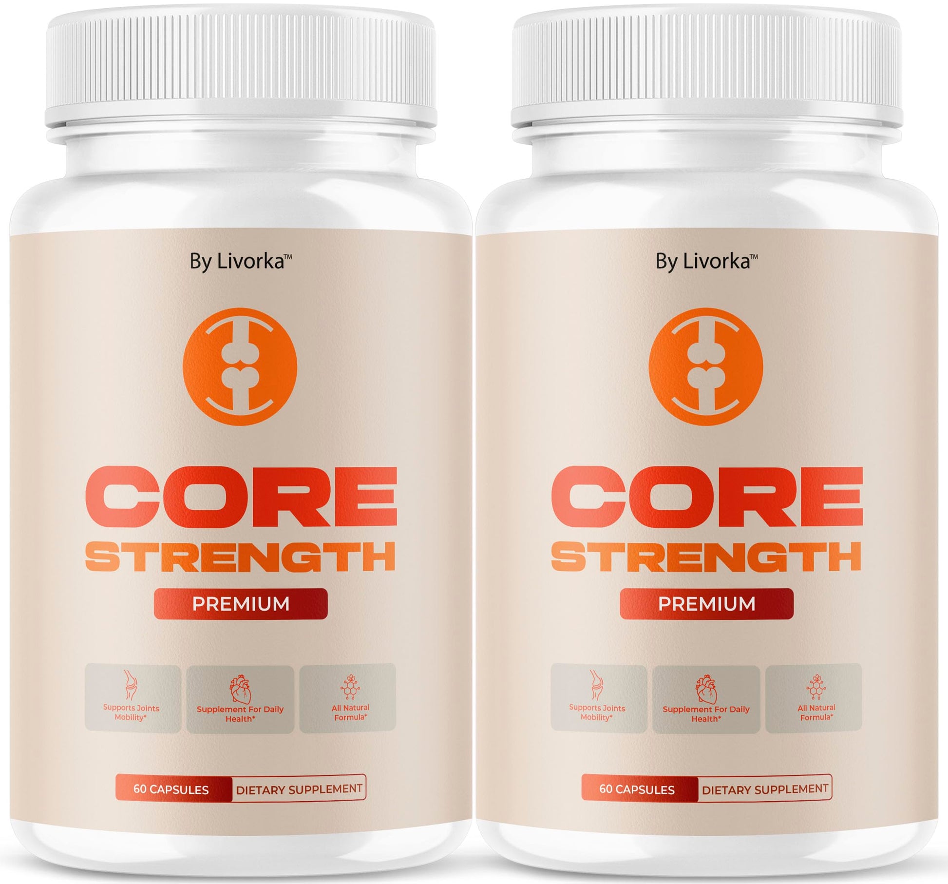 LIVORKA Core Strength Capsules, 120 Capsules