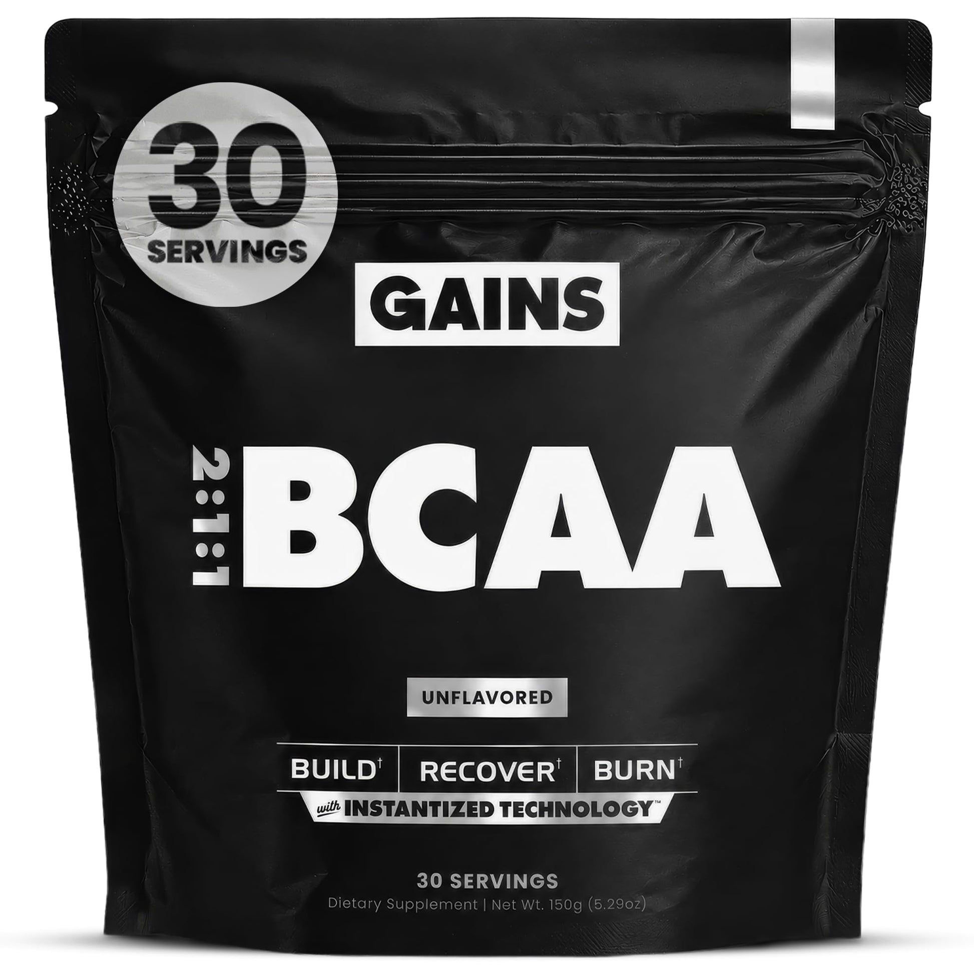 Gains in Bulk BCAA Powder 5.7 30 Servings