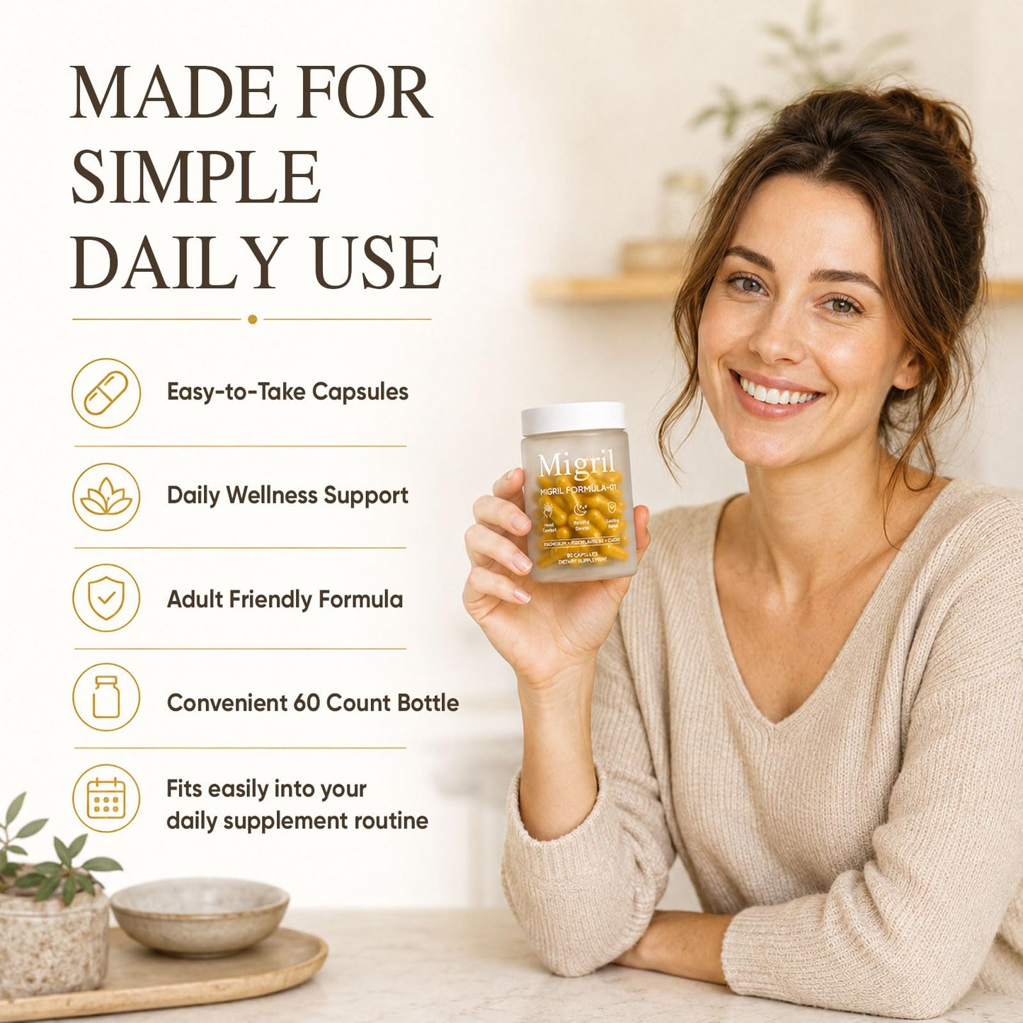 Migril Magnesium Capsules 90 Capsules