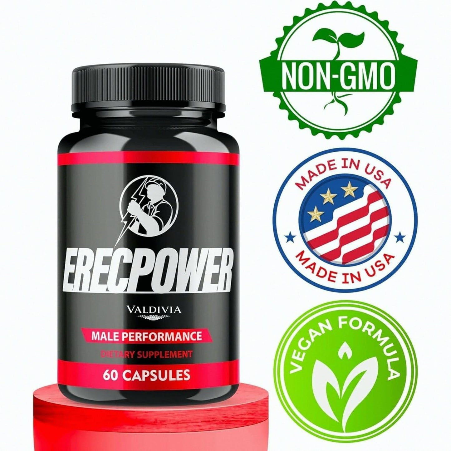 KYFLAG Erecpower Multivitamin Male Performance Capsules, 12 Count