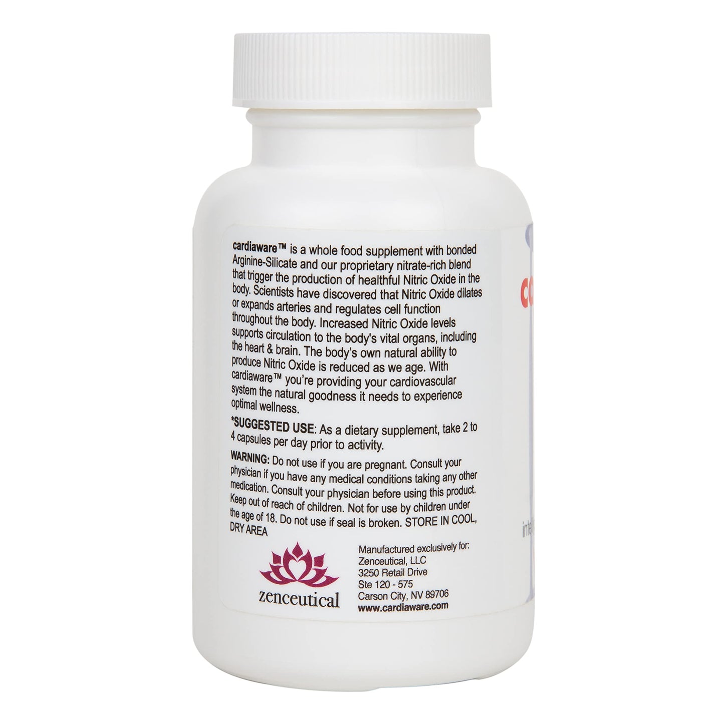 Cardiaware Intelligent Nitric Oxide Complexer Capsule, 60 Capsules