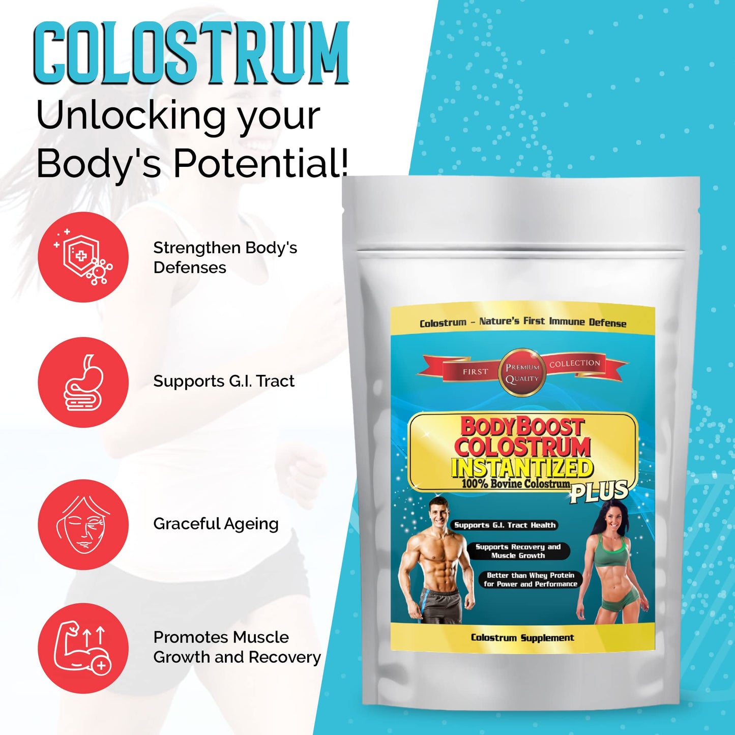BodyBoost Colostrum Powder 16 oz