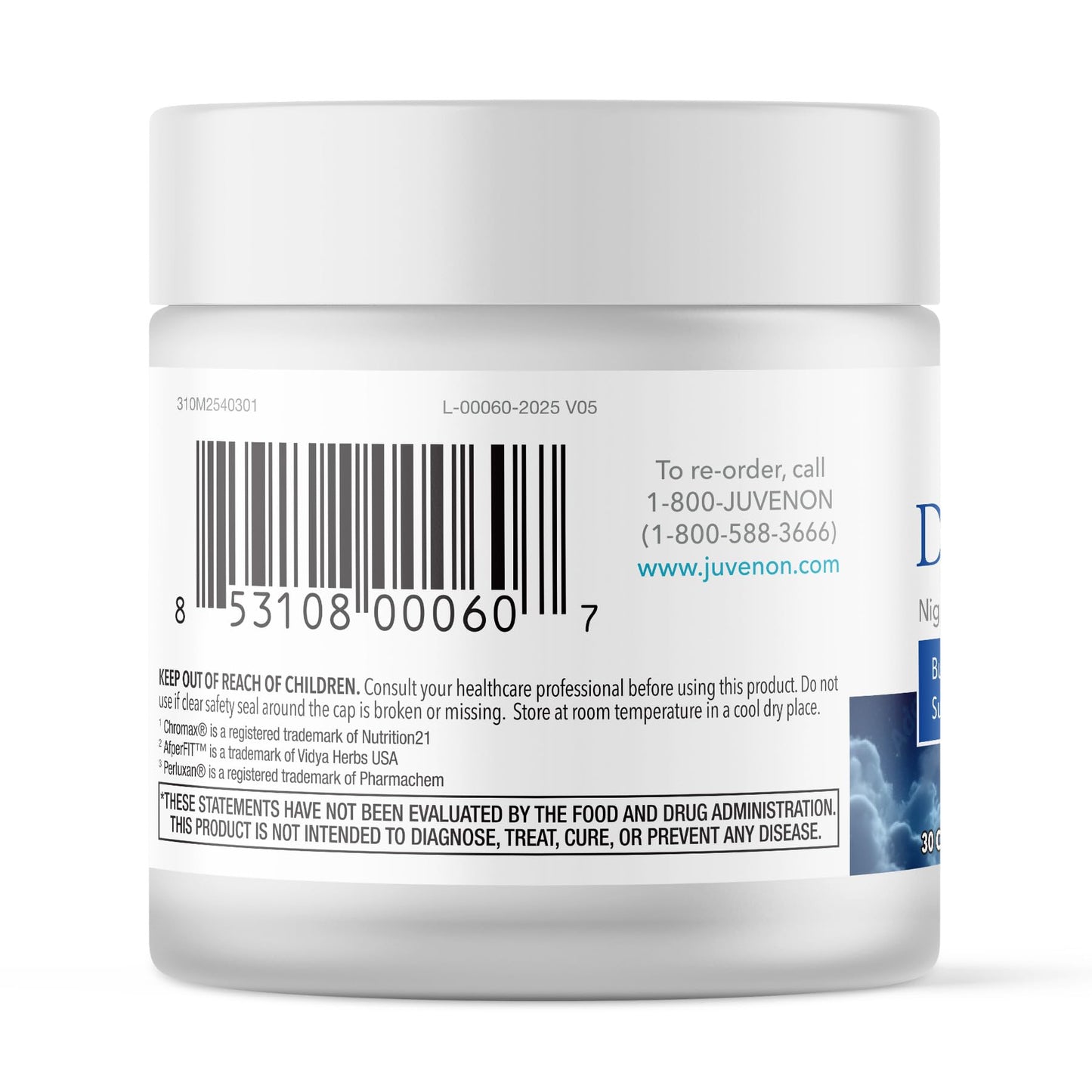 Juvenon Dream Away the Fat Nighttime Support with Melatonin, Grains of Paradise & Chromium – Relaxation & Metabolism Support While You Rest, 30 Capsules