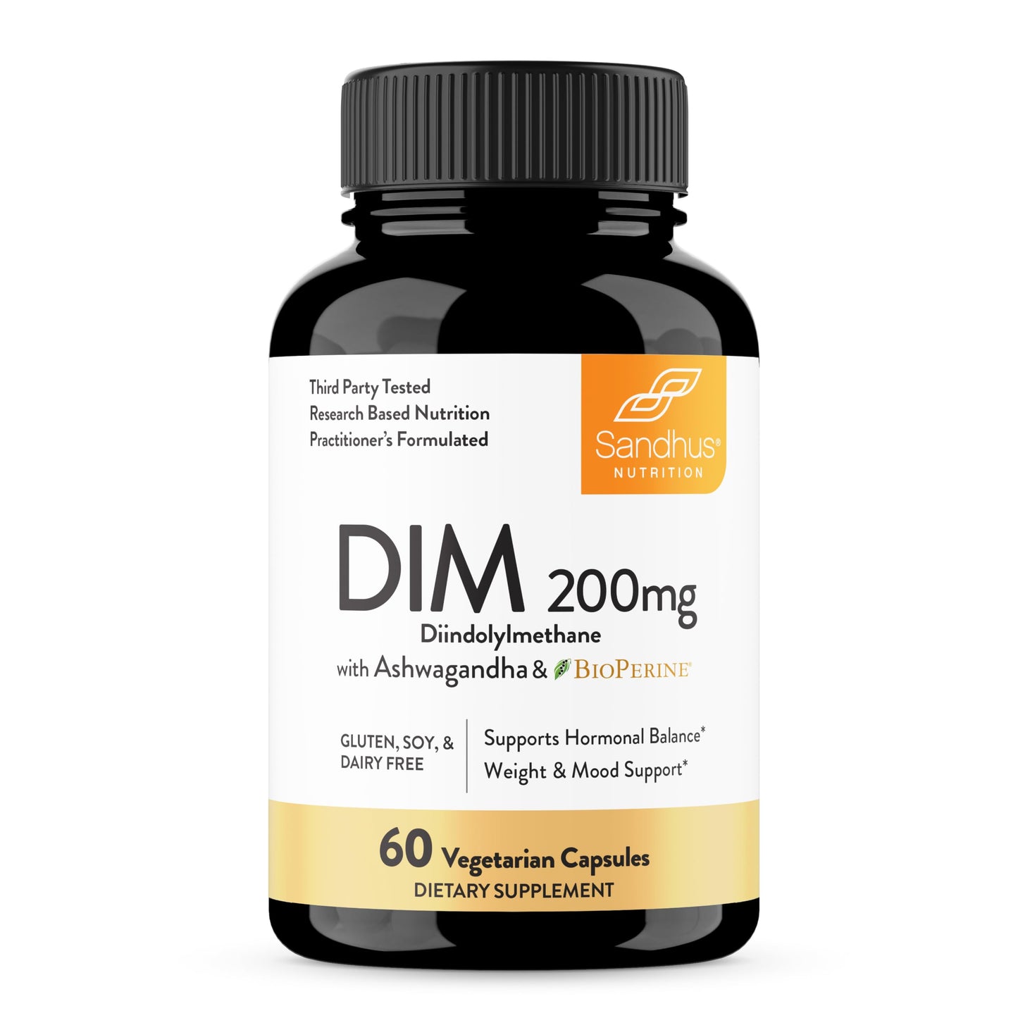 Sandhu's DIM Supplement 200 mg Capsule 60 Count