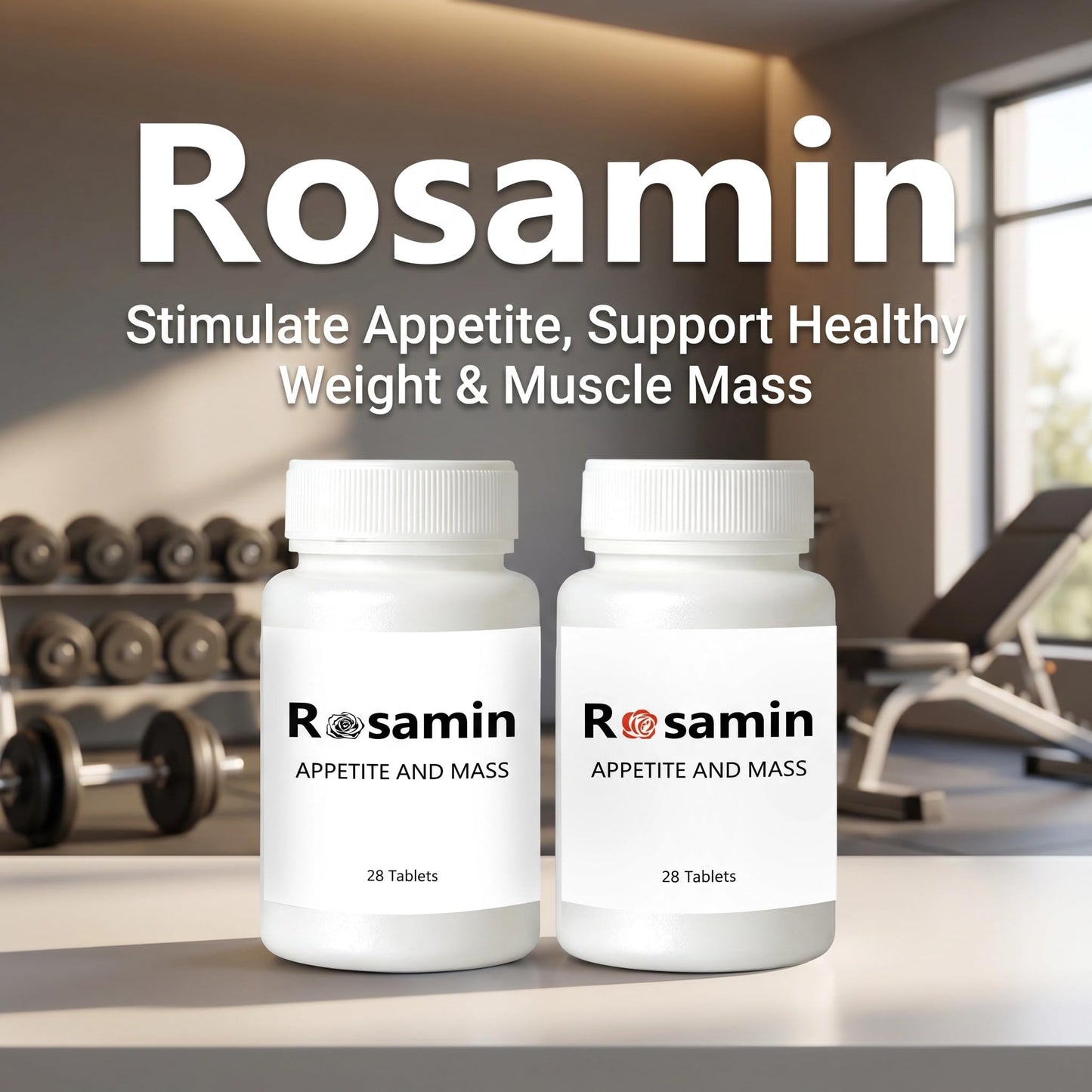Rosamin Weight Gaining Pills Softgels, 56 Count