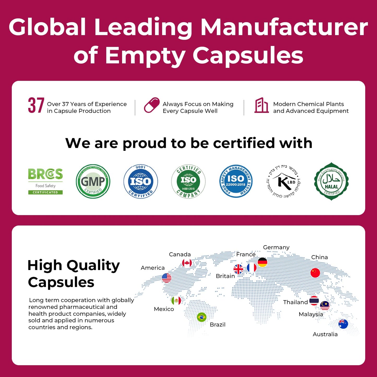 ATLEMISME Empty Gelatin Capsules Size 2, 100 Capsules