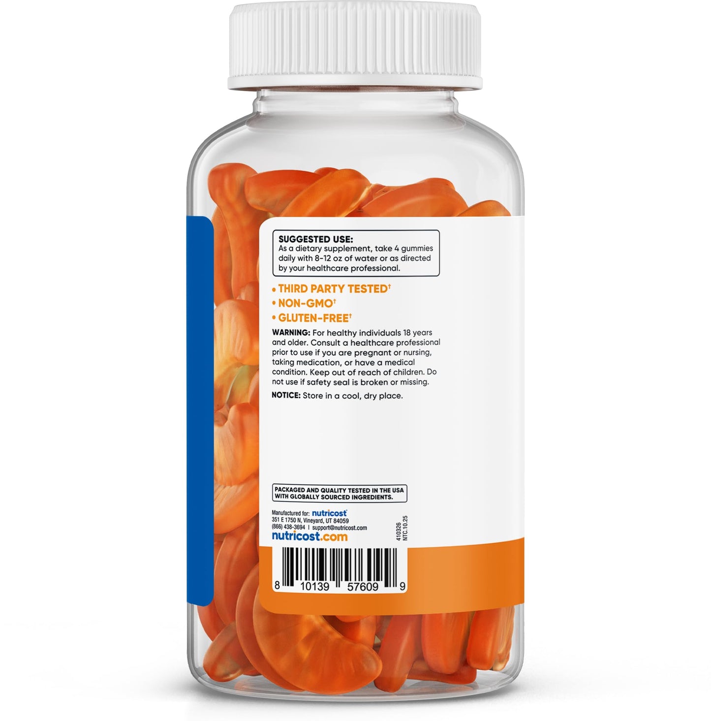Nutricost Vitamin C Gummies Gummy 240 Count