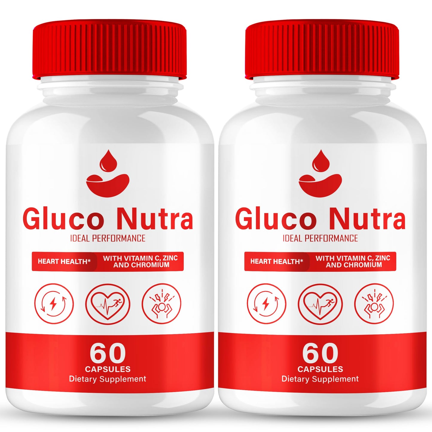 IDEAL PERFORMANCE Gluco Nutra Advanced Blood Formula Capsules 120 Capsules