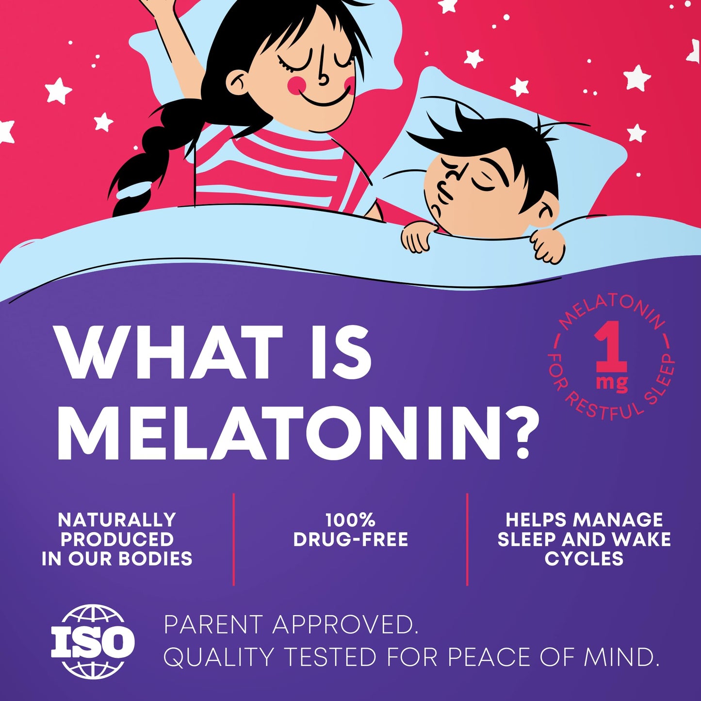 SOLACEROOT Height Growth Gummies with Melatonin for Kids & Teens - Ashwagandha for Kids - Melatonina Para Niños - Height Growth Supplement - Teen Boy Vitamins - Grow Taller Supplement - Kids Melatonin Gummies, 60 Gummies