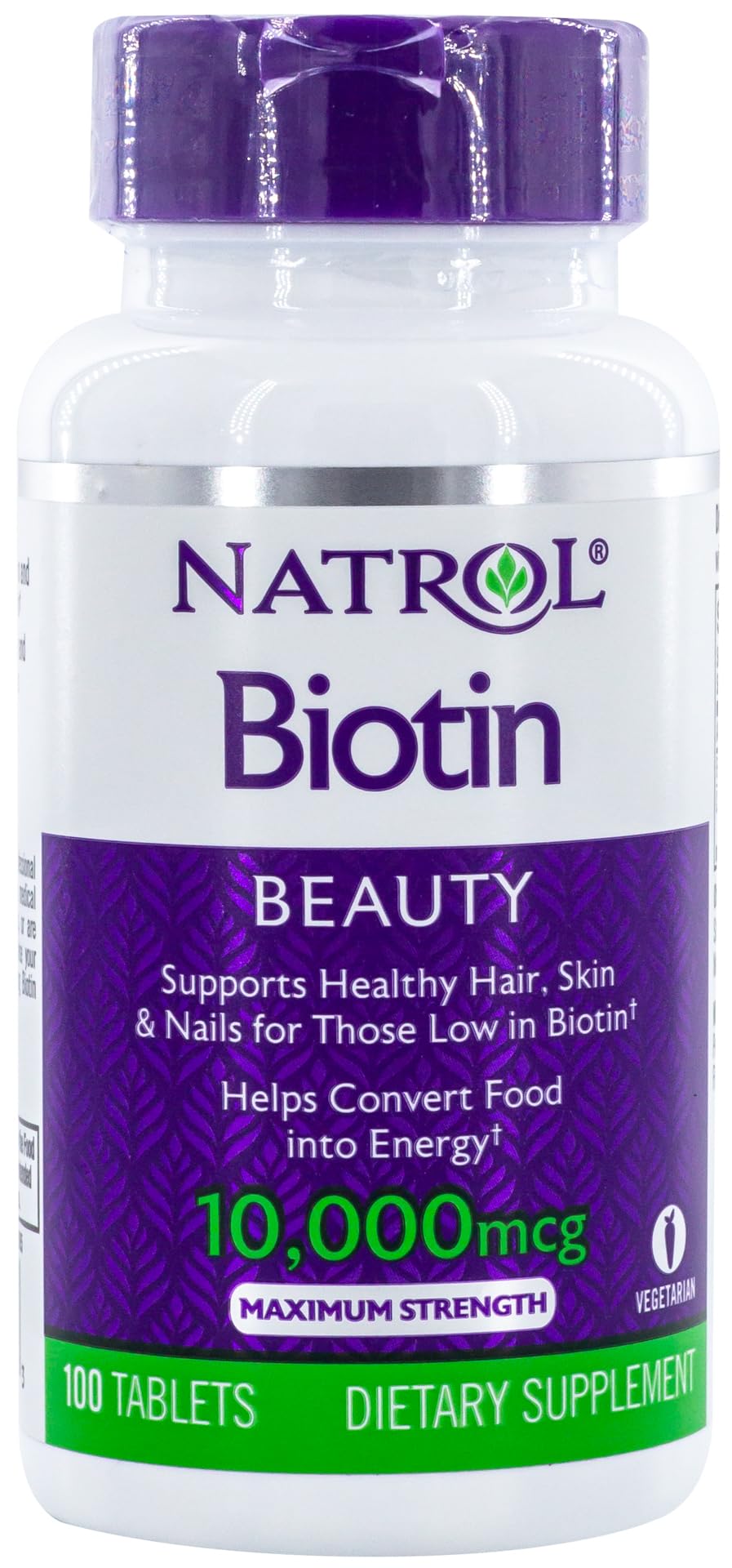 Natrol Biotin Maximum Strength 10000 mcg Tablet, 200 Count