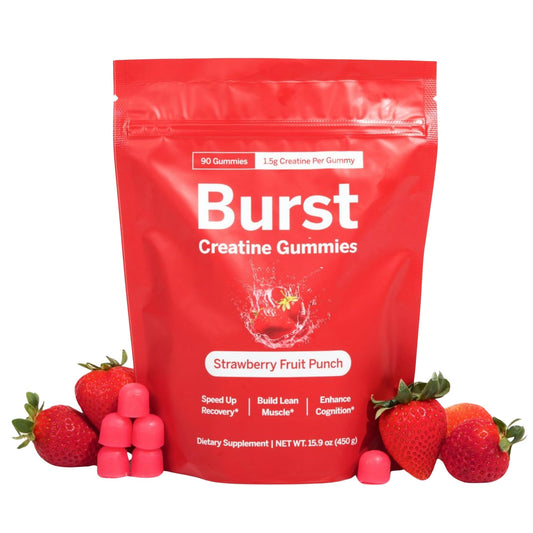 Burst Creatine Creatine Monohydrate Gummies - 90 Count