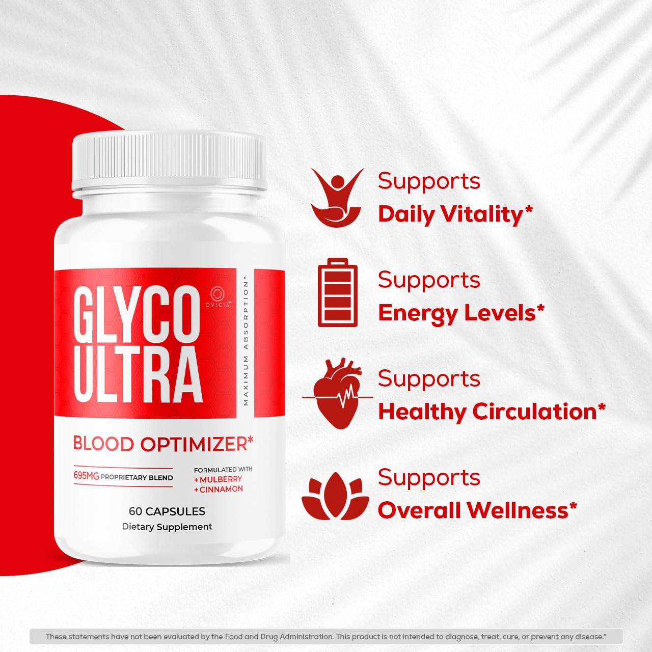 OVICIA Glyco Ultra Optimizer Capsules 180 Capsules