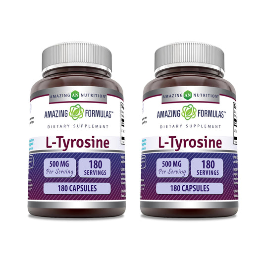 Amazing Nutrition L-Tyrosine 500 mg Capsule, 1 Count