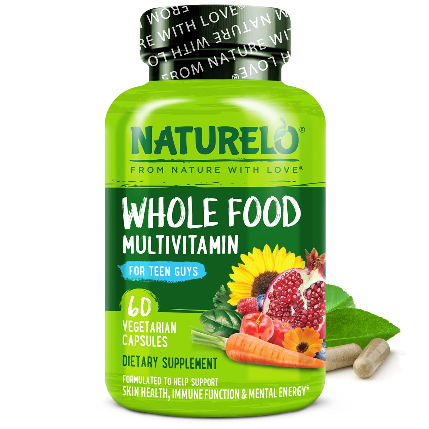 NATURELO Teen Multivitamin 60 Capsules